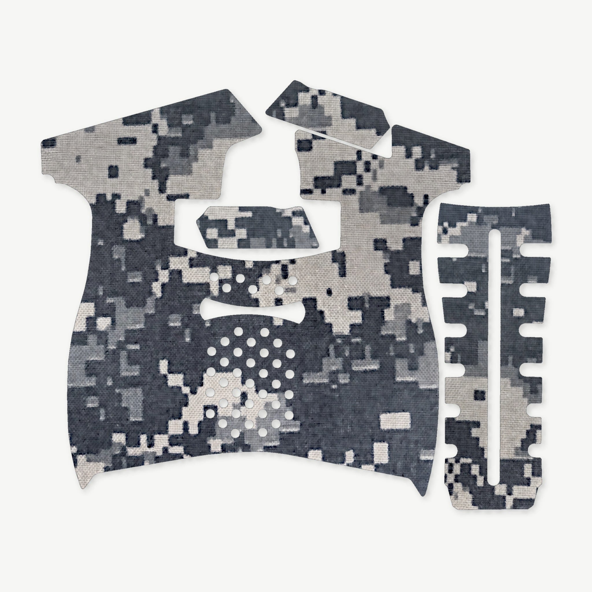Grip Kit for Palmetto State Armory (PSA) 5.7 Rock - die-cut Cordura 1000D kit pieces in ACU - Combat Textiles