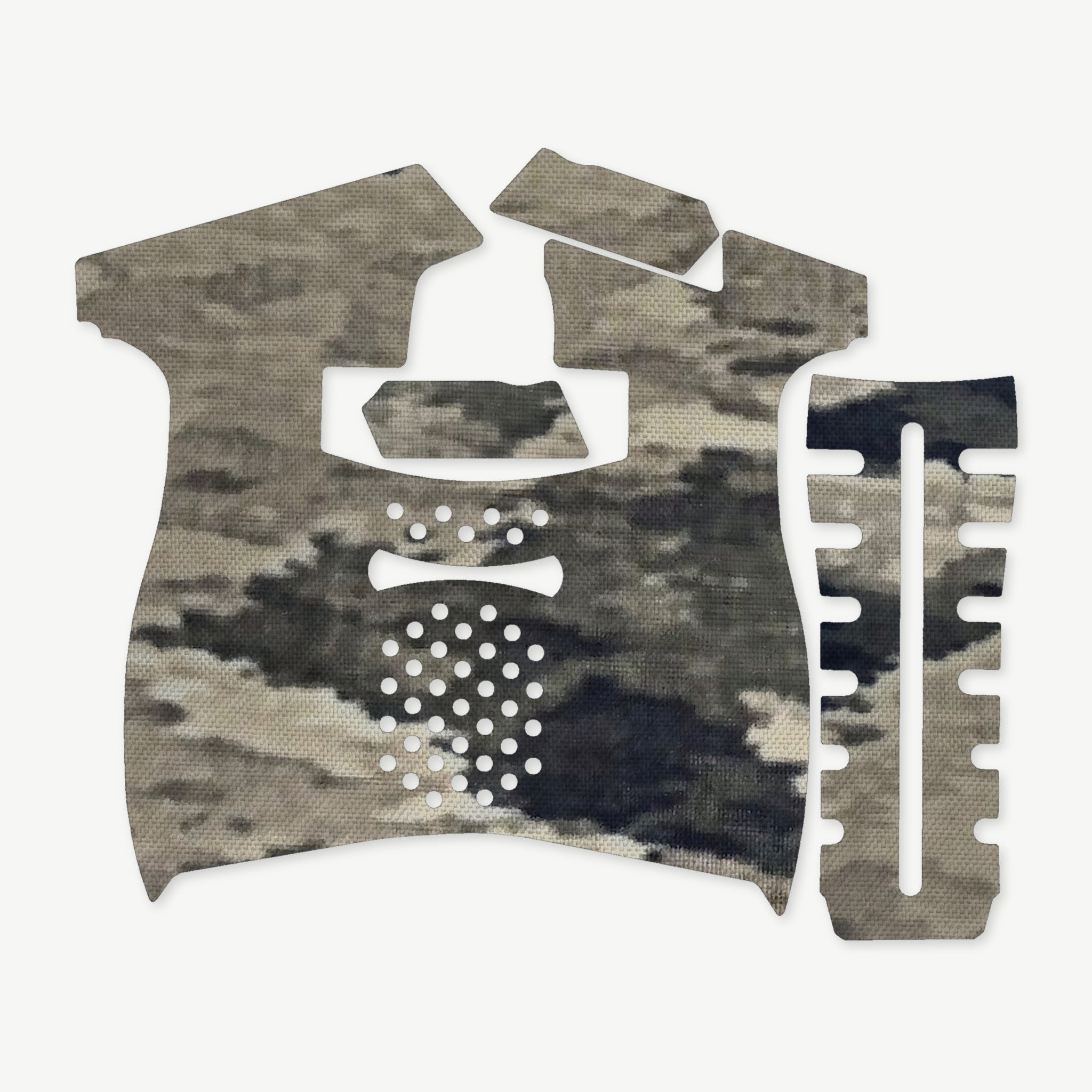 Grip Kit for Palmetto State Armory (PSA) 5.7 Rock - die-cut Cordura 1000D kit pieces in A-TACS iX - Combat Textiles