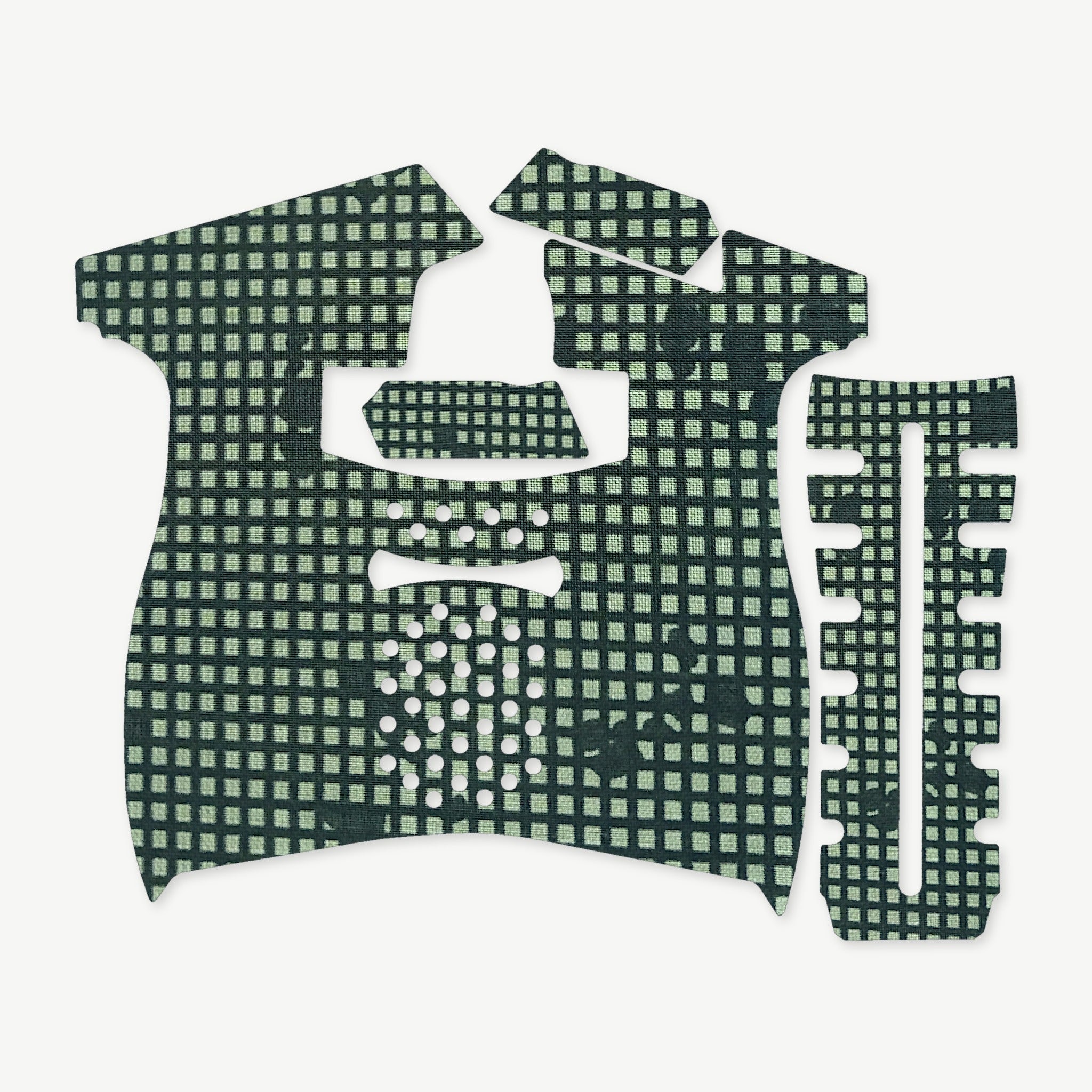 Grip Kit for Palmetto State Armory (PSA) 5.7 Rock - die-cut Cordura 1000D kit pieces in Desert Night Camo - Combat Textiles