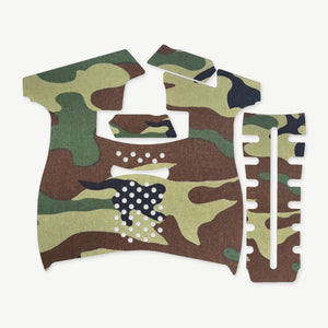 Grip Kit for Palmetto State Armory (PSA) 5.7 Rock - die-cut Cordura 1000D kit pieces in M81 Woodland - Combat Textiles