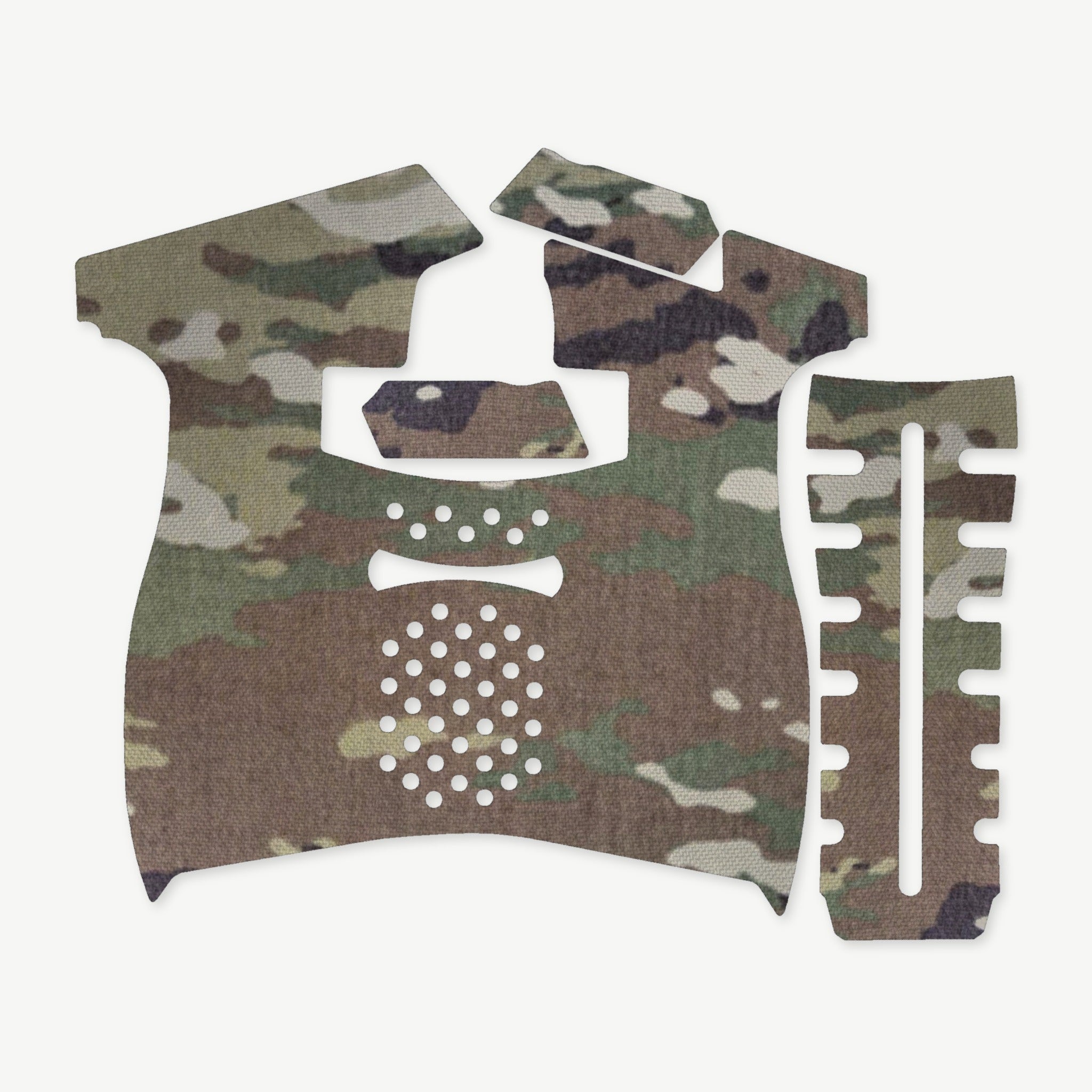 Grip Kit for Palmetto State Armory (PSA) 5.7 Rock - die-cut Cordura 1000D kit pieces in MultiCam - Combat Textiles