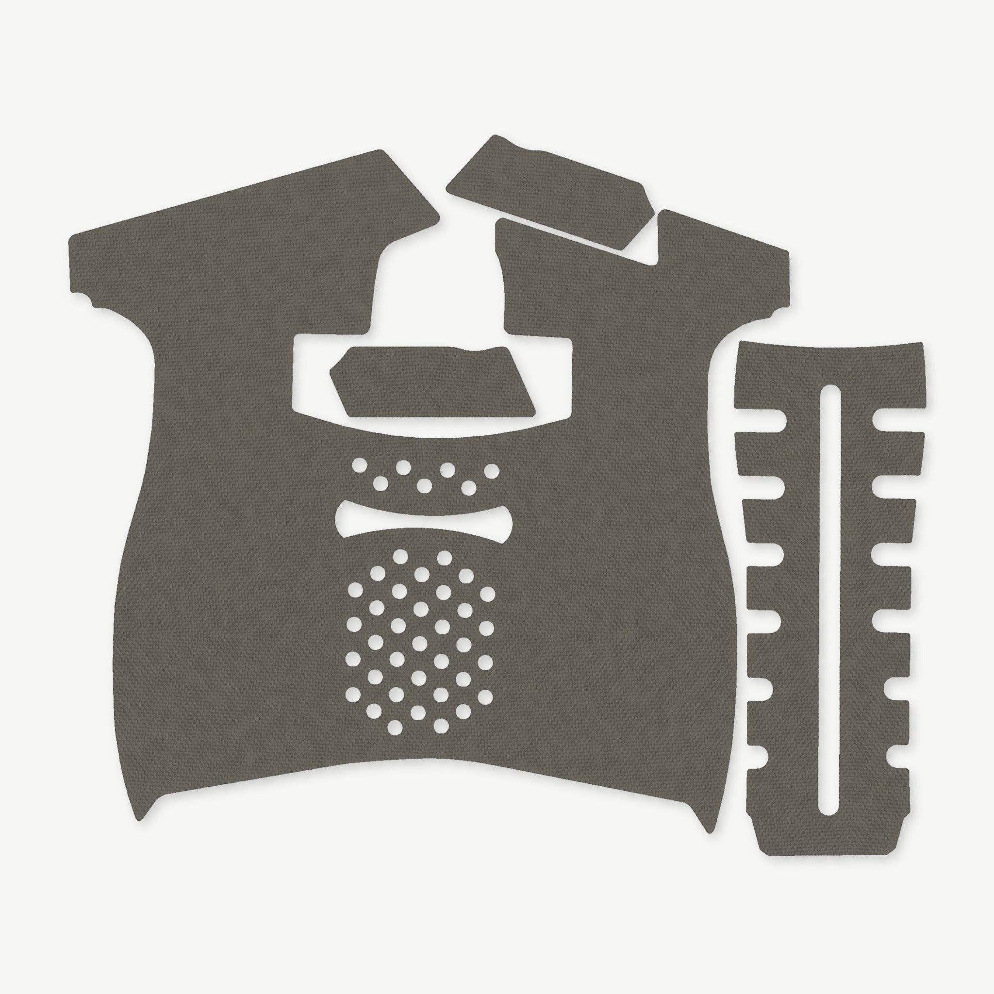 Grip Kit for Palmetto State Armory (PSA) 5.7 Rock - die-cut Cordura 1000D kit pieces in Ranger Green - Combat Textiles