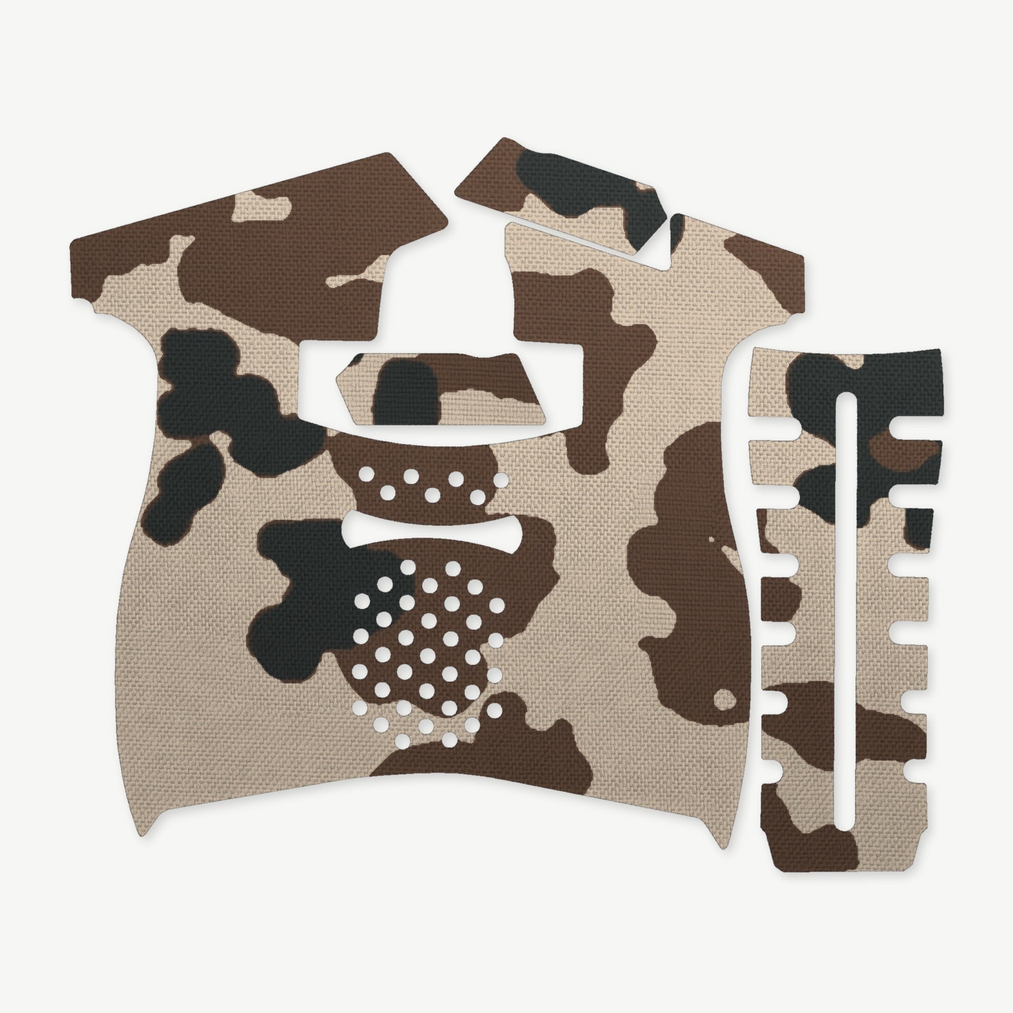 Grip Kit for Palmetto State Armory (PSA) 5.7 Rock - die-cut Cordura 1000D kit pieces in Tropentarn - Combat Textiles