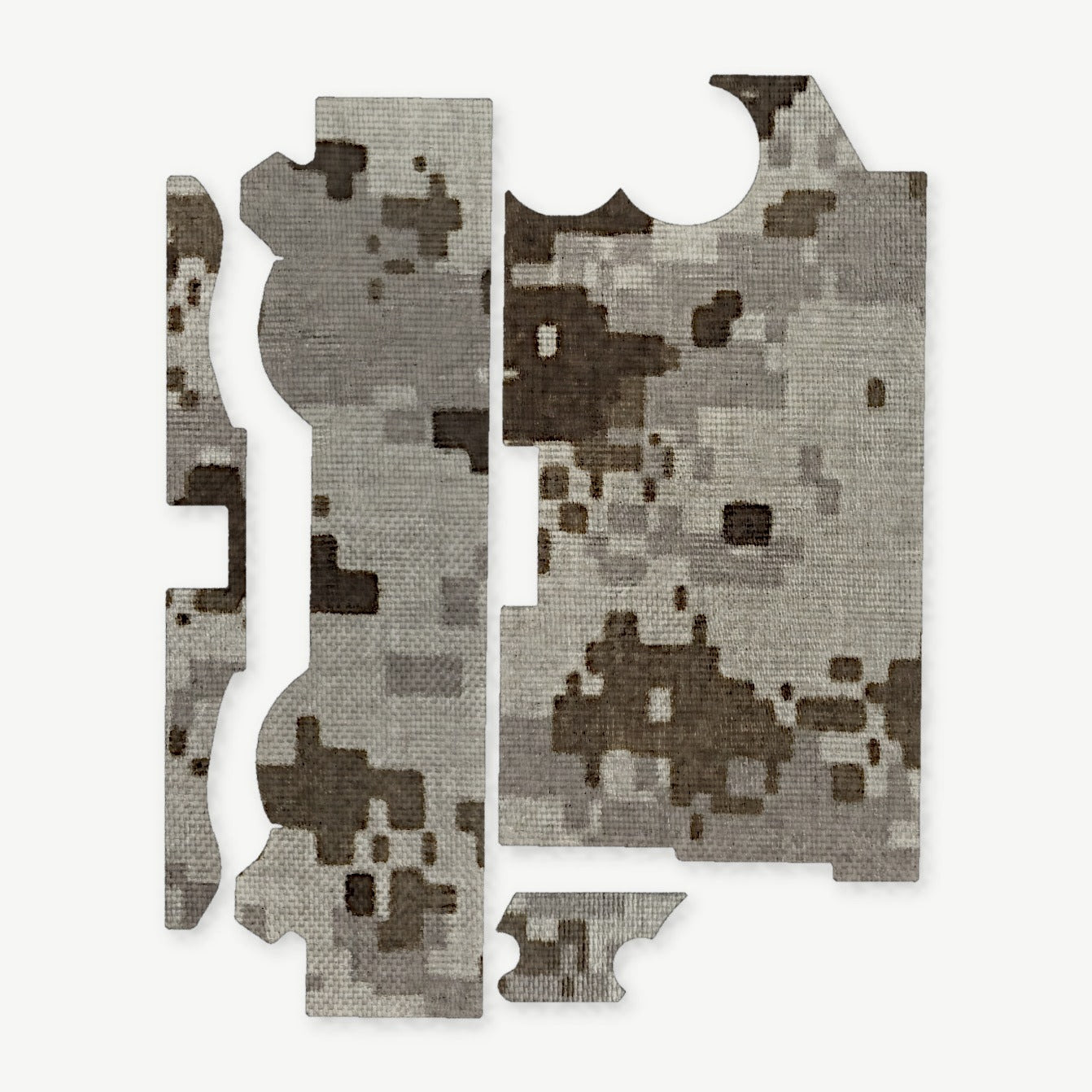 Light Wrap Kit for Streamlight TLR-1 HL-X - die-cut Cordura 1000D kit pieces in ACU (Desert) - Combat Textiles