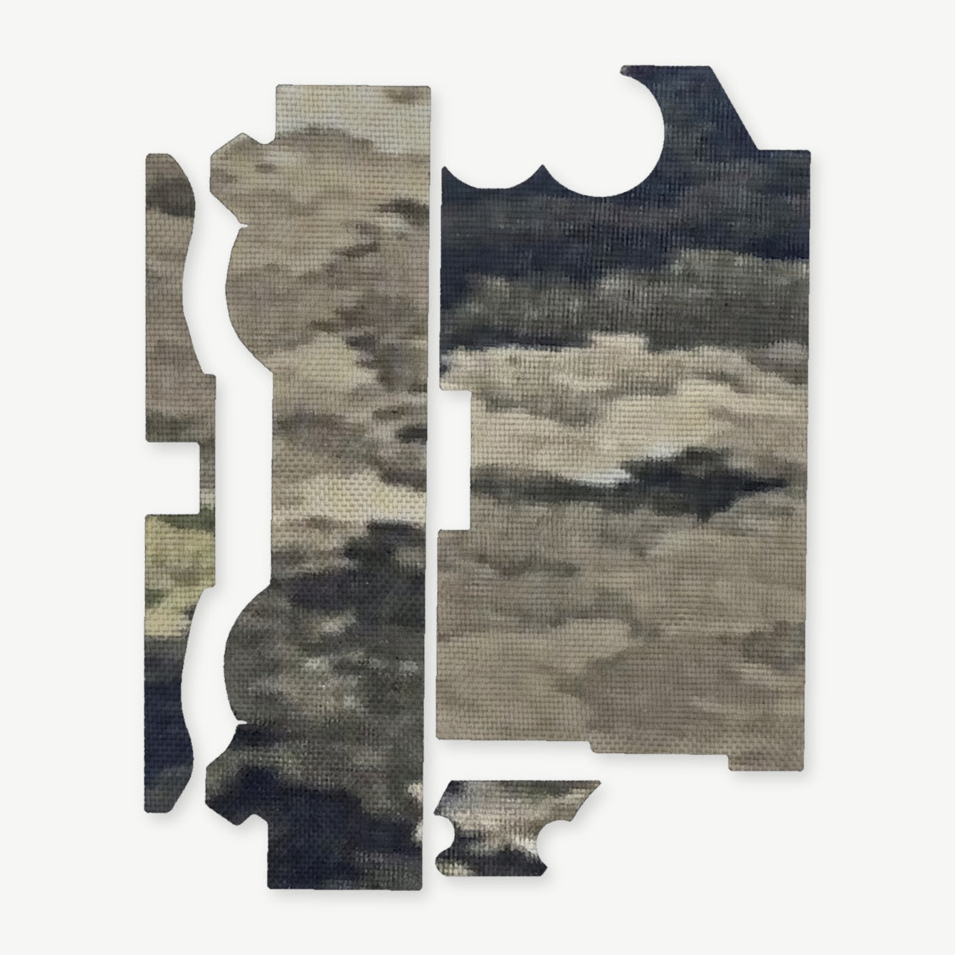 Light Wrap Kit for Streamlight TLR-1 HL-X - die-cut Cordura 1000D kit pieces in A-TACS iX - Combat Textiles
