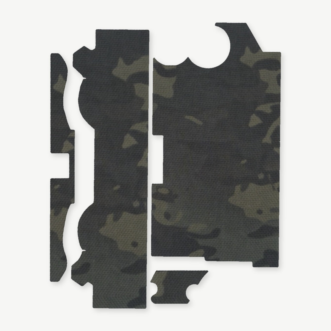 Light Wrap Kit for Streamlight TLR-1 HL-X - die-cut Cordura 1000D kit pieces in MultiCam Black - Combat Textiles