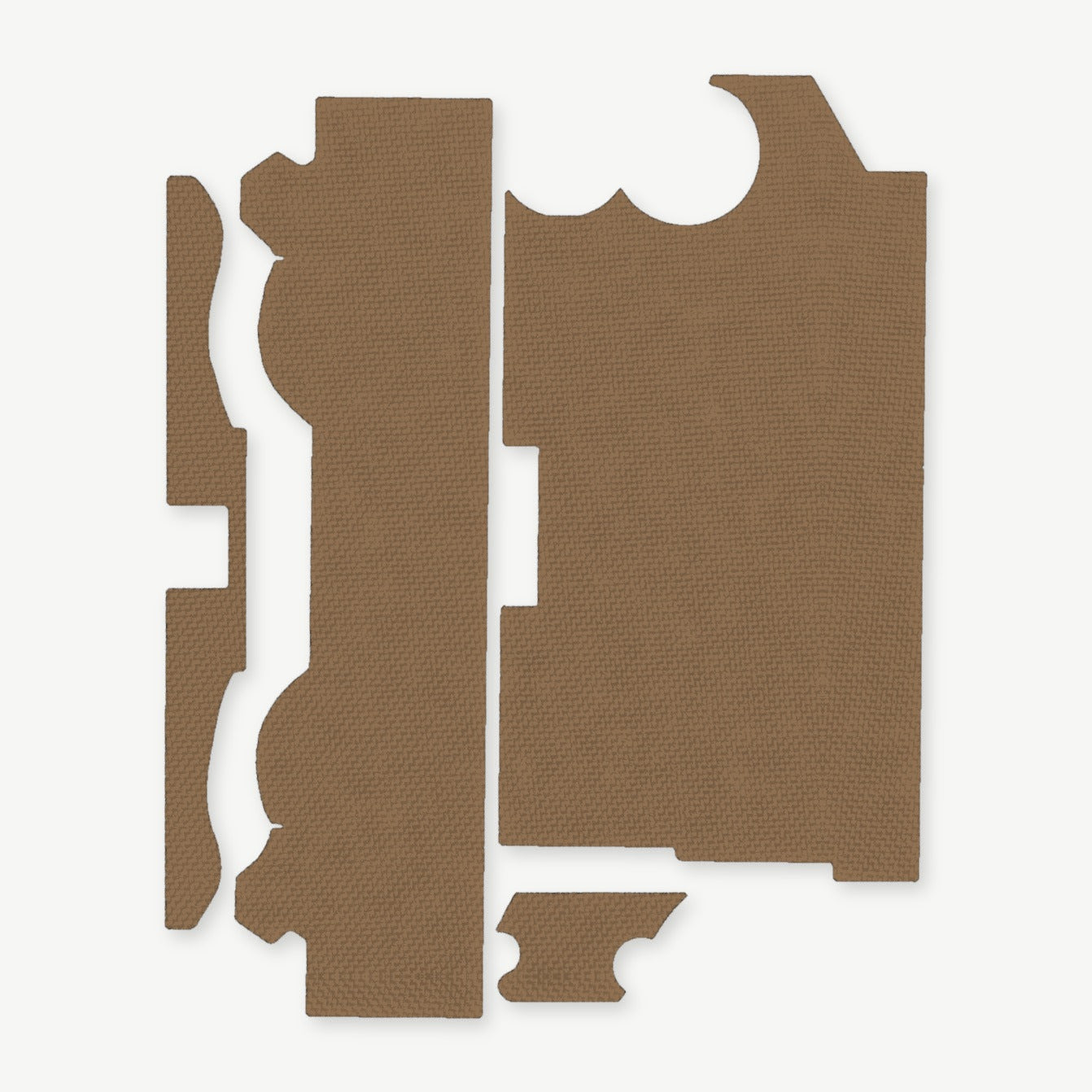 Light Wrap Kit for Streamlight TLR-1 HL-X - die-cut Cordura 1000D kit pieces in Coyote - Combat Textiles