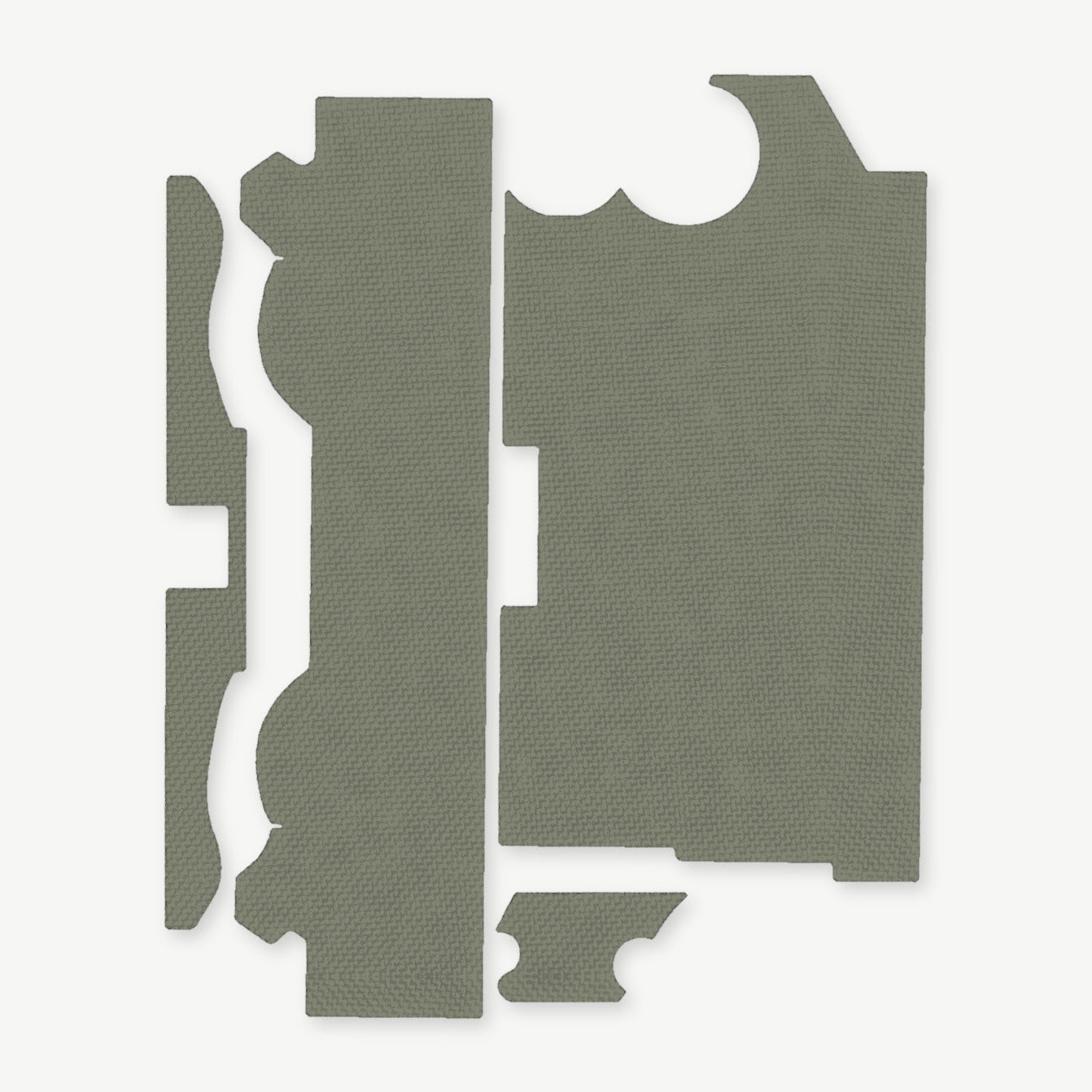Light Wrap Kit for Streamlight TLR-1 HL-X - die-cut Cordura 1000D kit pieces in OD Green - Combat Textiles