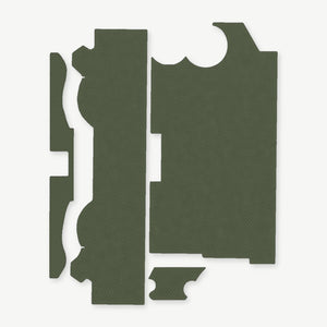 Light Wrap Kit for Streamlight TLR-1 HL-X - die-cut Cordura 1000D kit pieces in Ranger Green - Combat Textiles
