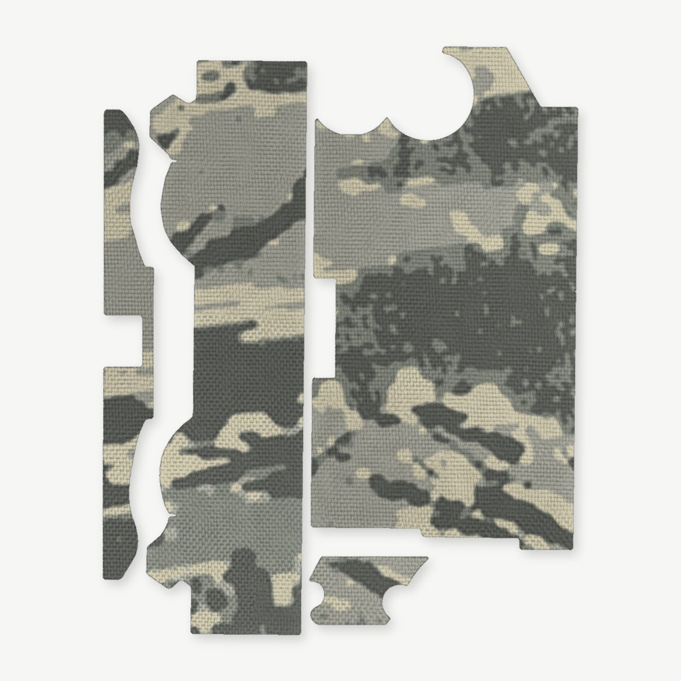 Light Wrap Kit for Streamlight TLR-1 HL-X - die-cut Cordura 1000D kit pieces in Tiger Stripe (ABU) - Combat Textiles