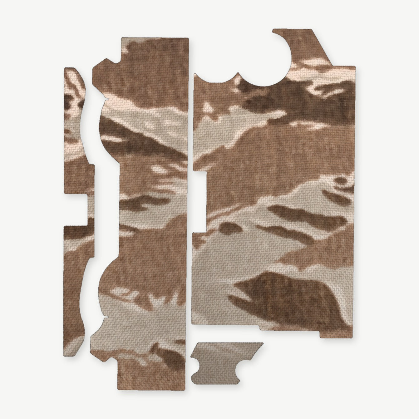 Light Wrap Kit for Streamlight TLR-1 HL-X - die-cut Cordura 1000D kit pieces in Tiger Stripe (Desert) - Combat Textiles