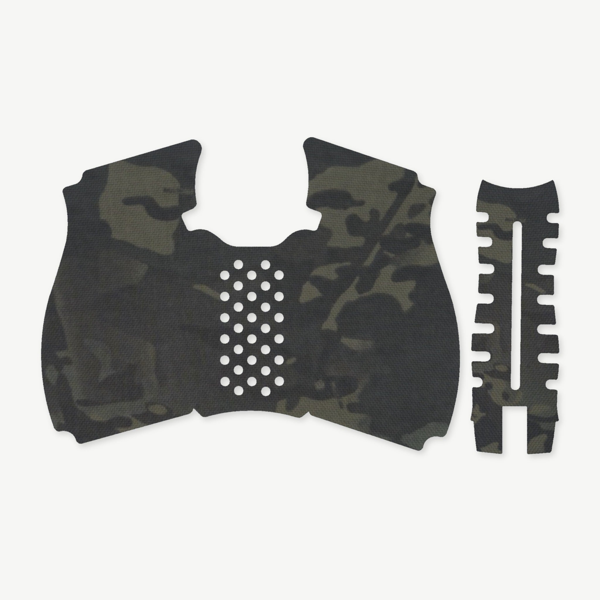 Grip Kit for HK VP9A1 K - die-cut Cordura 1000D kit pieces in MultiCam Black - Combat Textiles
