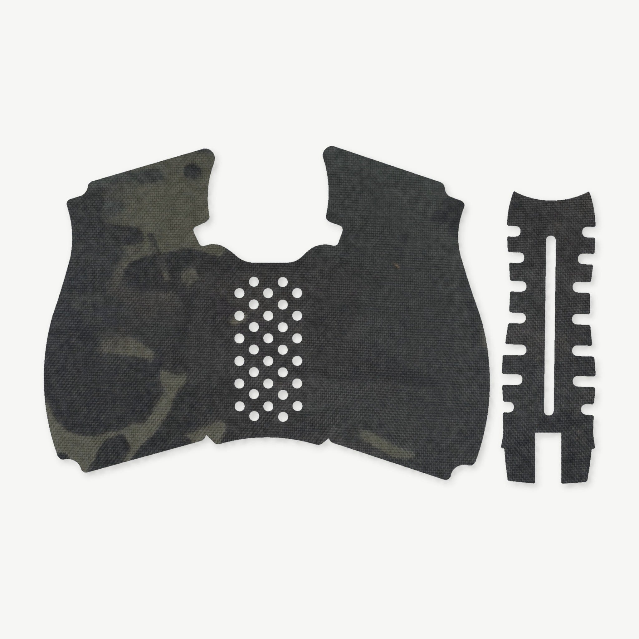 Grip Kit for HK VP9A1 K - die-cut Cordura 1000D kit pieces in MultiCam Black - Combat Textiles