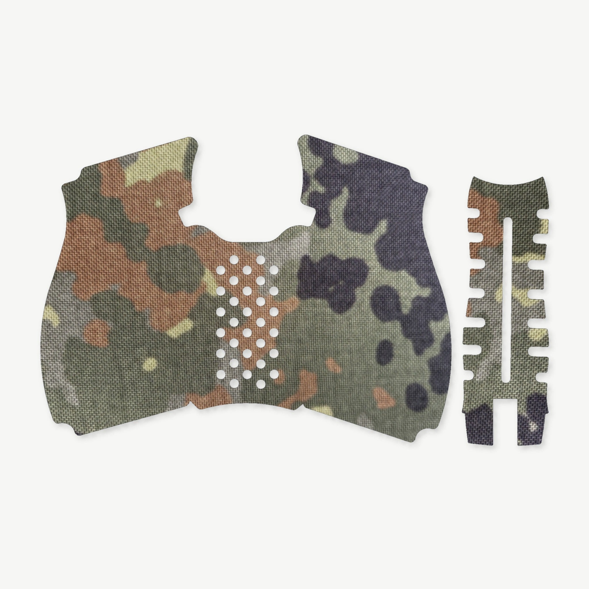 Grip Kit for HK VP9A1 K - die-cut Cordura 1000D kit pieces in Flecktarn - Combat Textiles