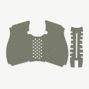 Grip Kit for HK VP9A1 K - die-cut Cordura 1000D kit pieces in OD Green - Combat Textiles