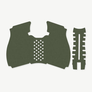 Grip Kit for HK VP9A1 K - die-cut Cordura 1000D kit pieces in Ranger Green - Combat Textiles