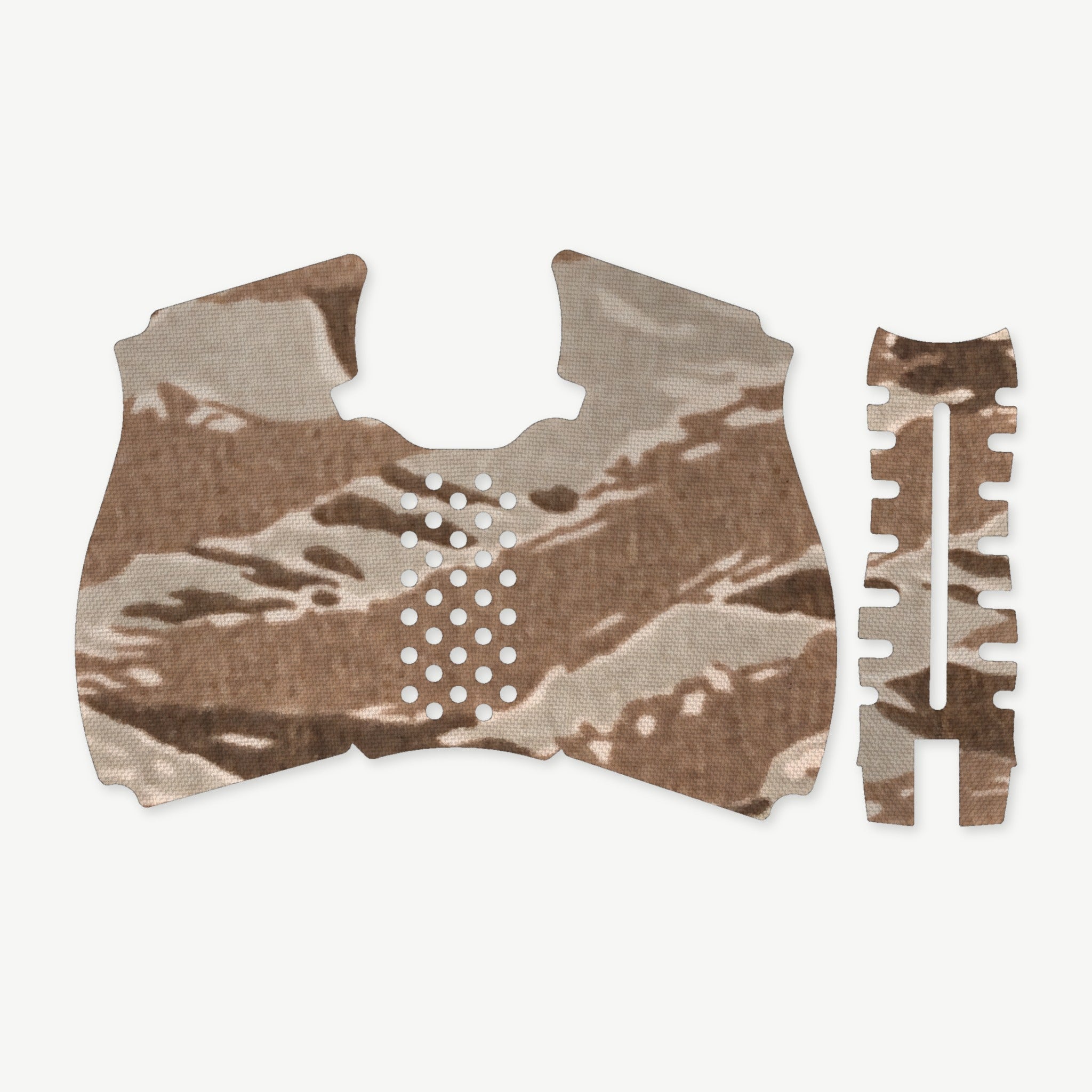 Grip Kit for HK VP9A1 K - die-cut Cordura 1000D kit pieces in Tiger Stripe (Desert) - Combat Textiles