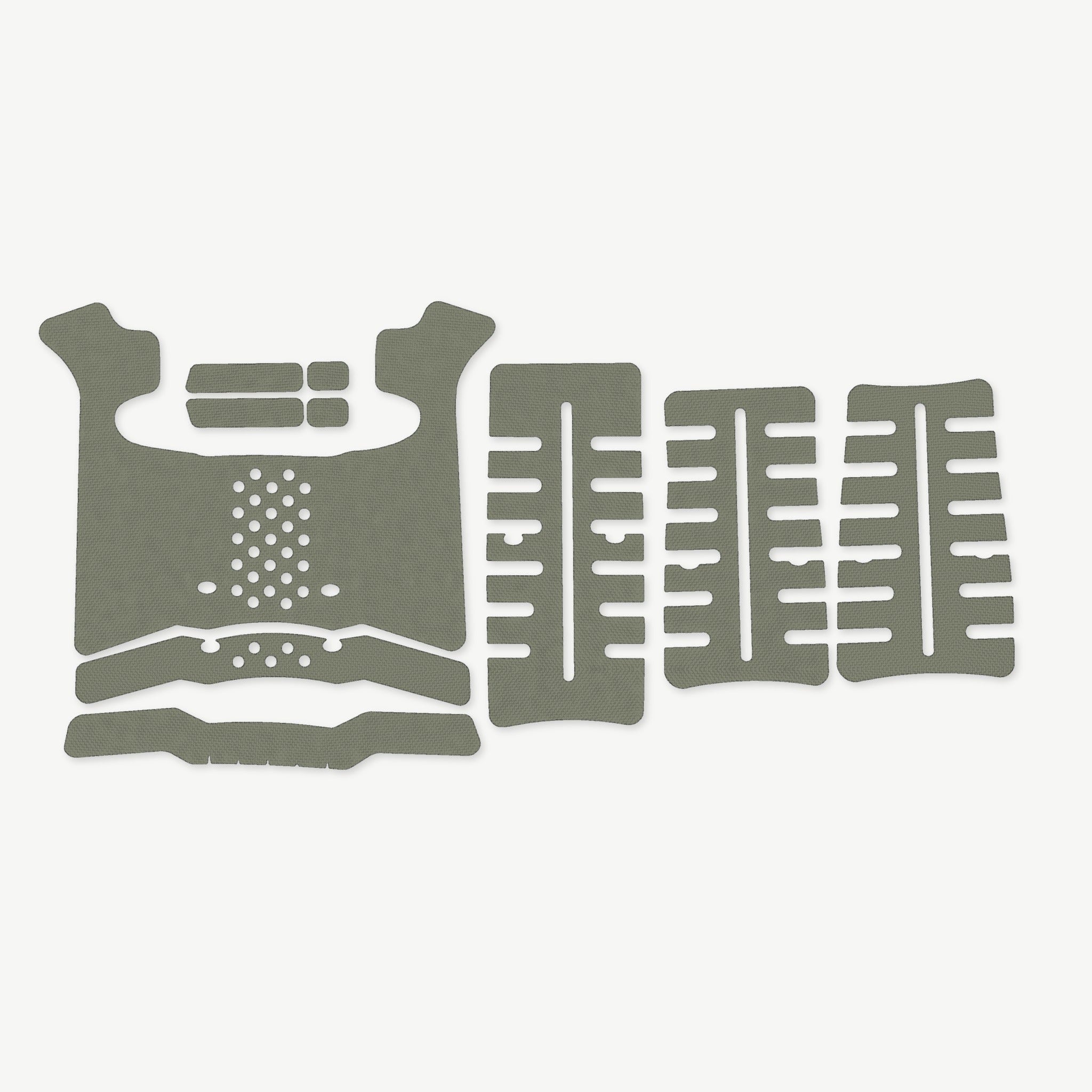 Grip Kit for Archon Type B (Gen 2) - die-cut Cordura 1000D kit pieces in OD Green - Combat Textiles