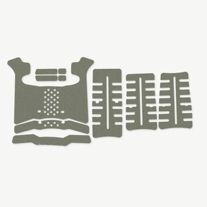 Grip Kit for Archon Type B (Gen 2) - die-cut Cordura 1000D kit pieces in OD Green - Combat Textiles