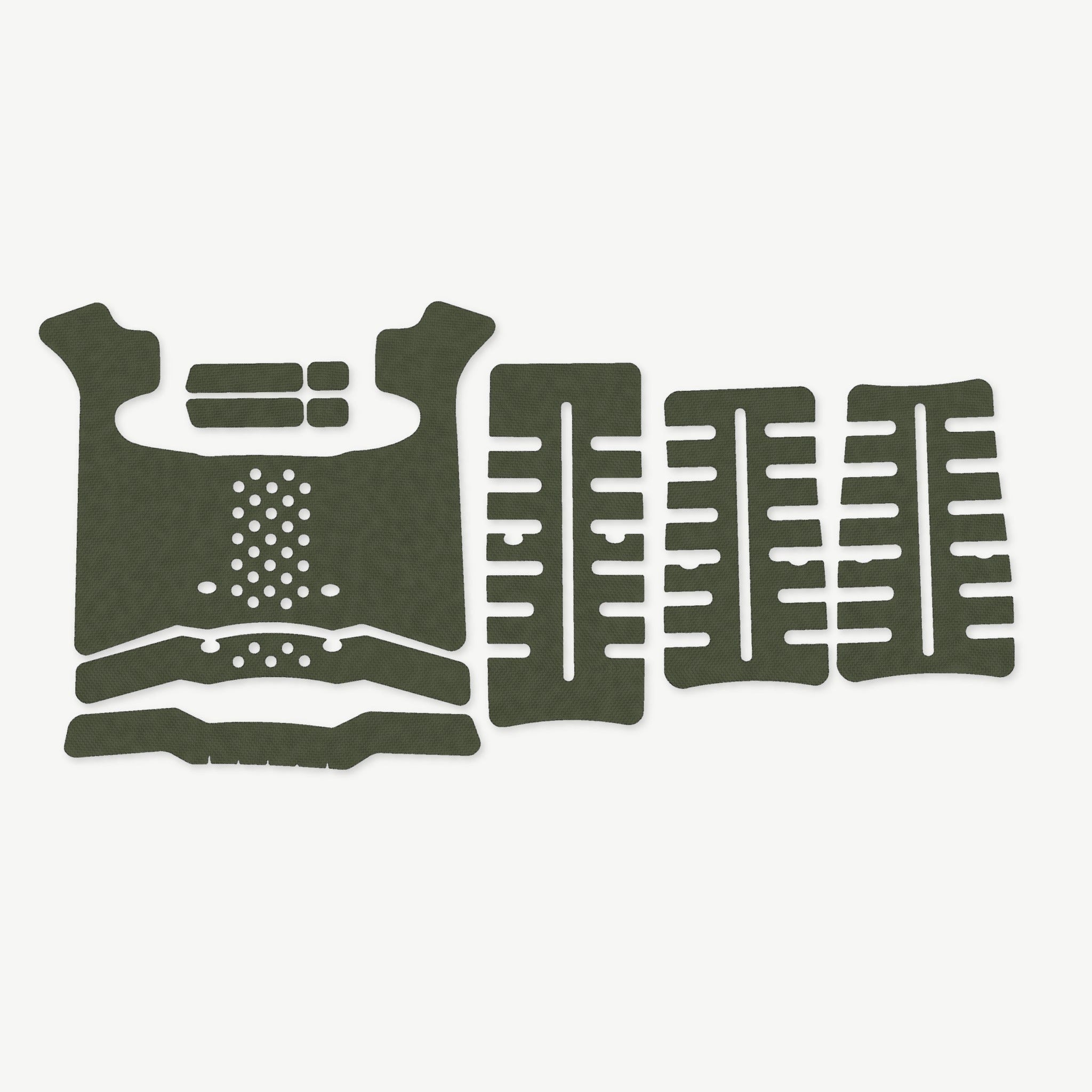 Grip Kit for Archon Type B (Gen 2) - die-cut Cordura 1000D kit pieces in OD Green - Combat Textiles