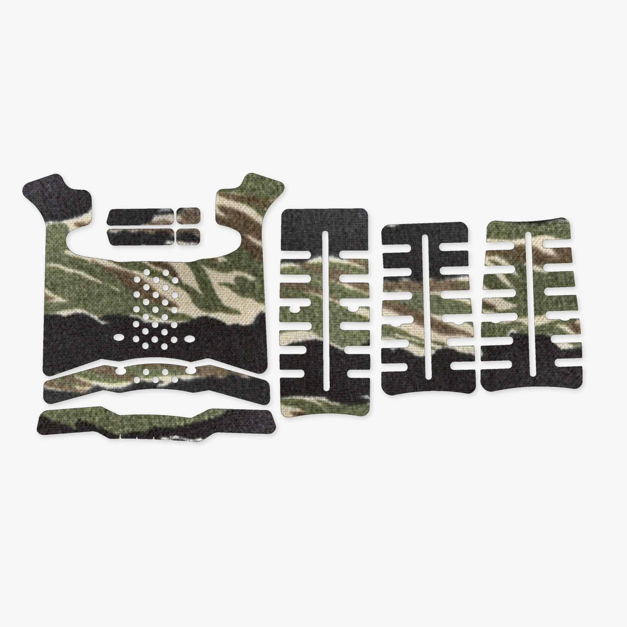 Grip Kit for Archon Type B (Gen 2) - die-cut Cordura 1000D kit pieces in Tiger Stripe (Green/Black) - Combat Textiles