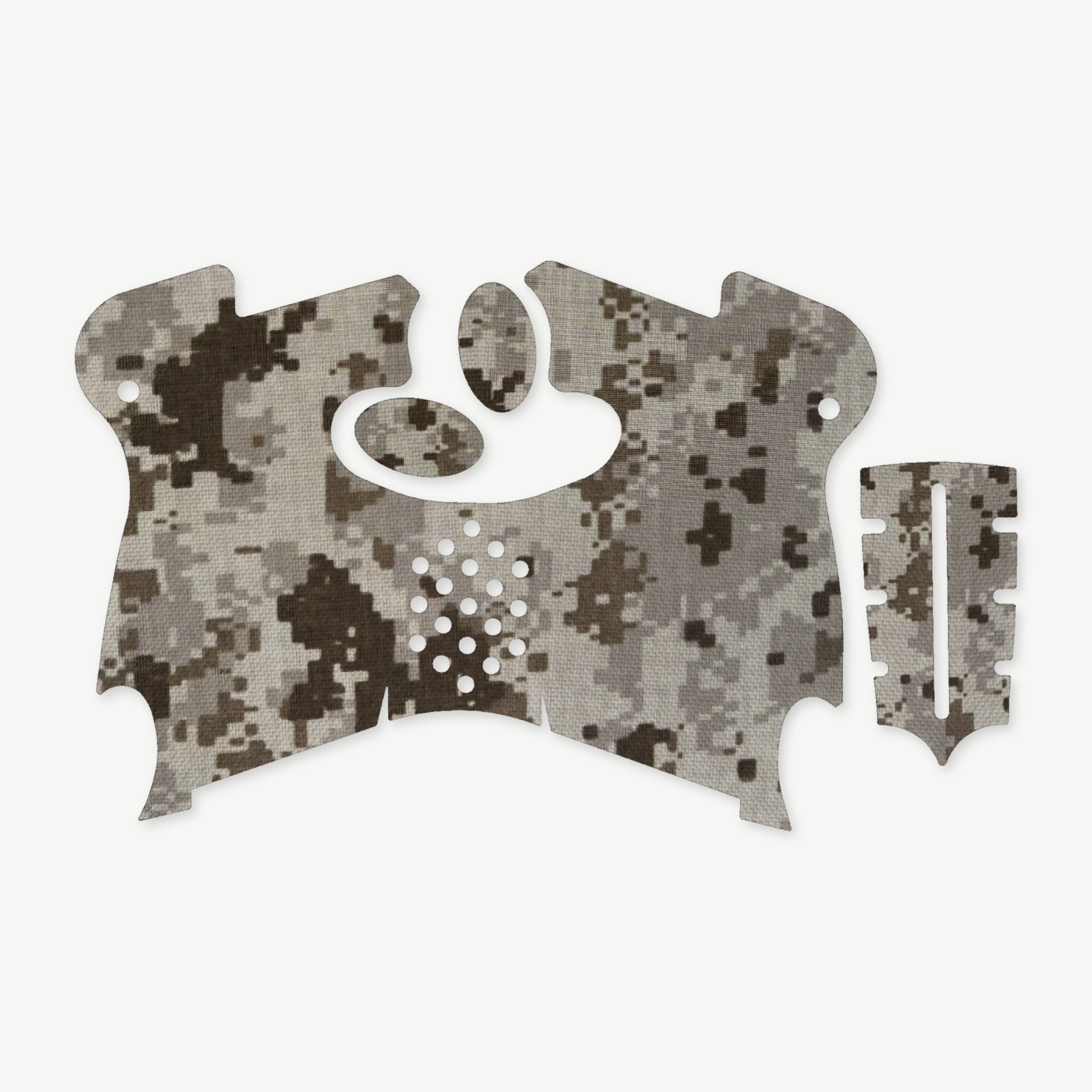 Grip Kit for Canik TP9 Elite SC - die-cut Cordura 1000D kit pieces in ACU (Desert) - Combat Textiles