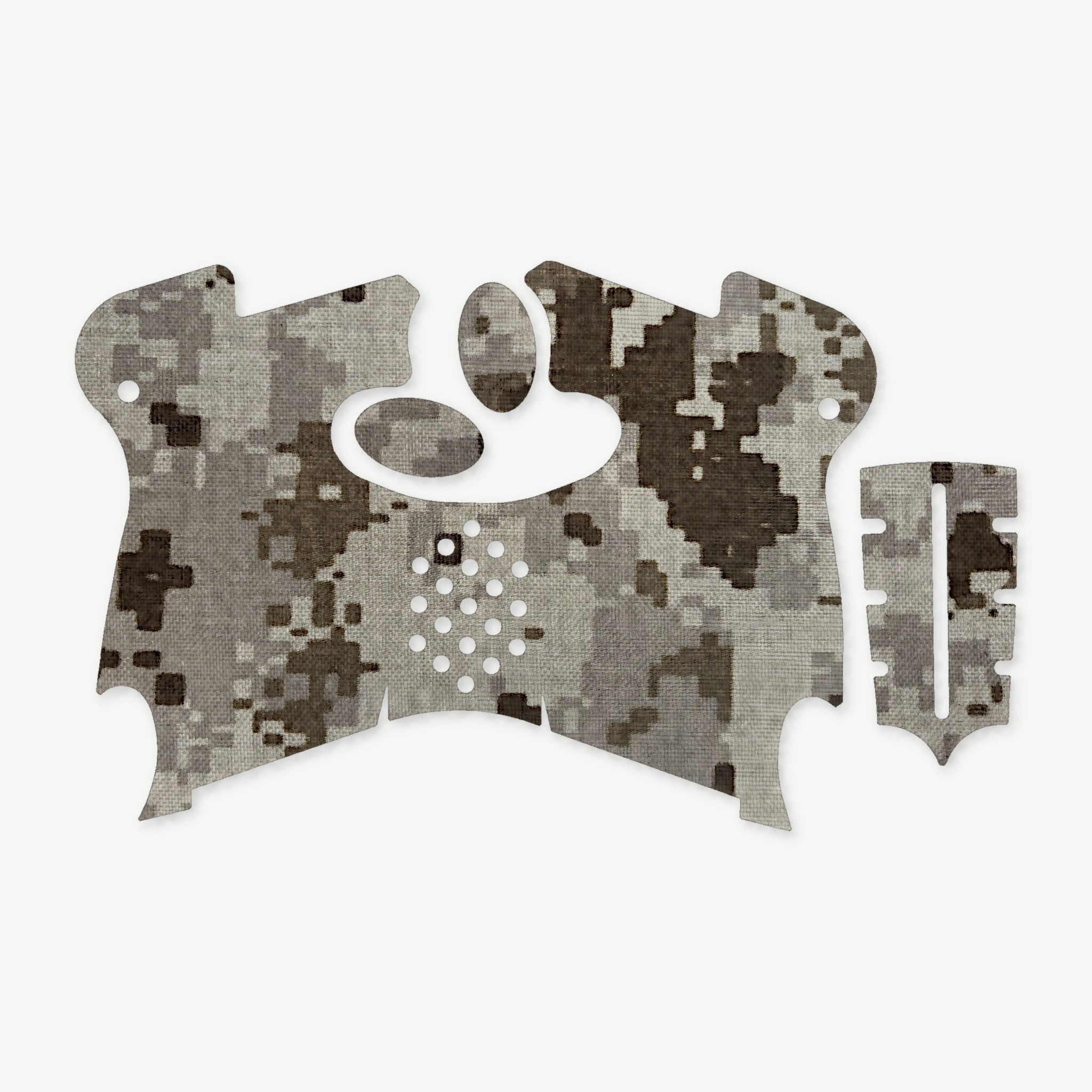 Grip Kit for Canik TP9 Elite SC - die-cut Cordura 1000D kit pieces in ACU (Desert) - Combat Textiles