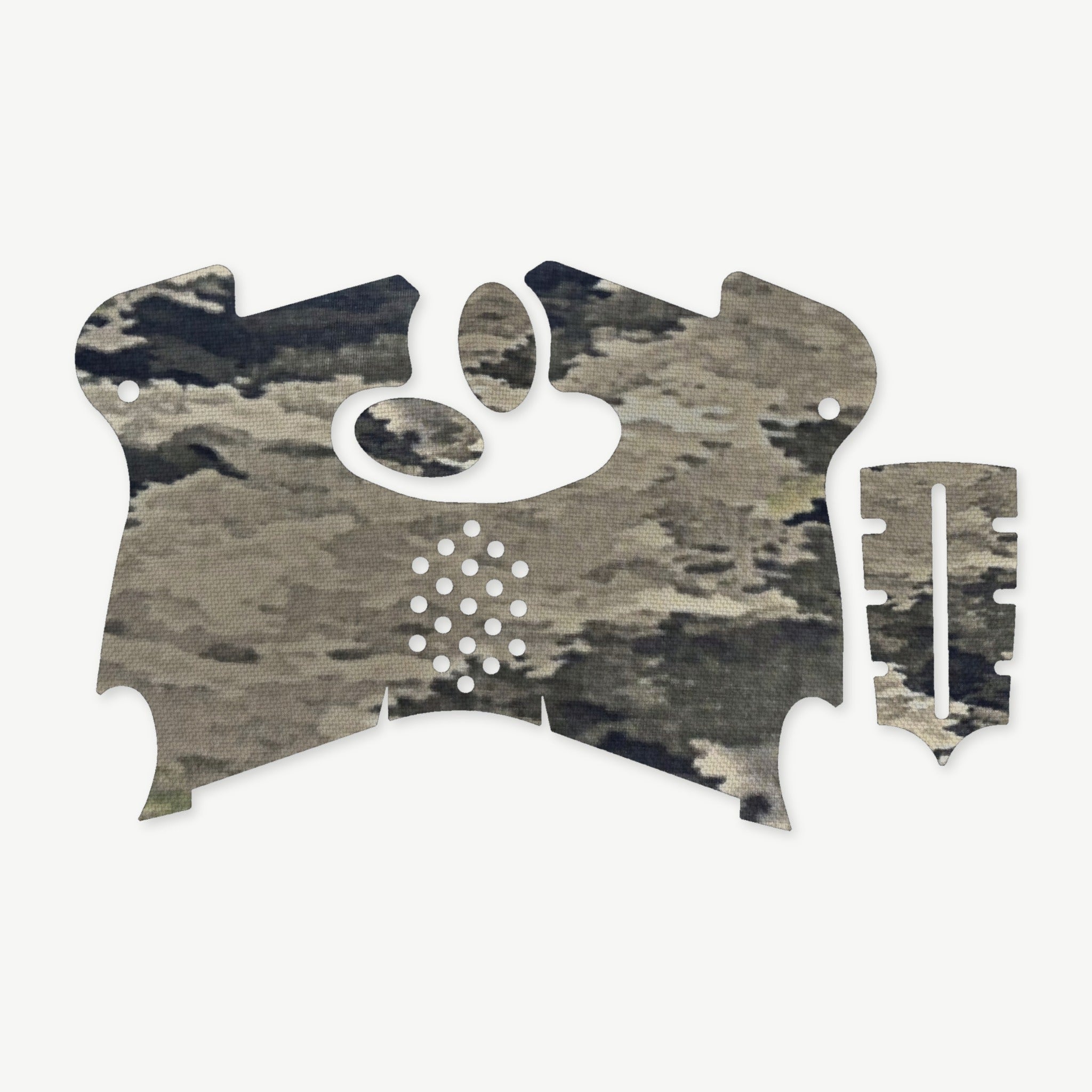 Grip Kit for Canik TP9 Elite SC - die-cut Cordura 1000D kit pieces in A-TACS iX - Combat Textiles