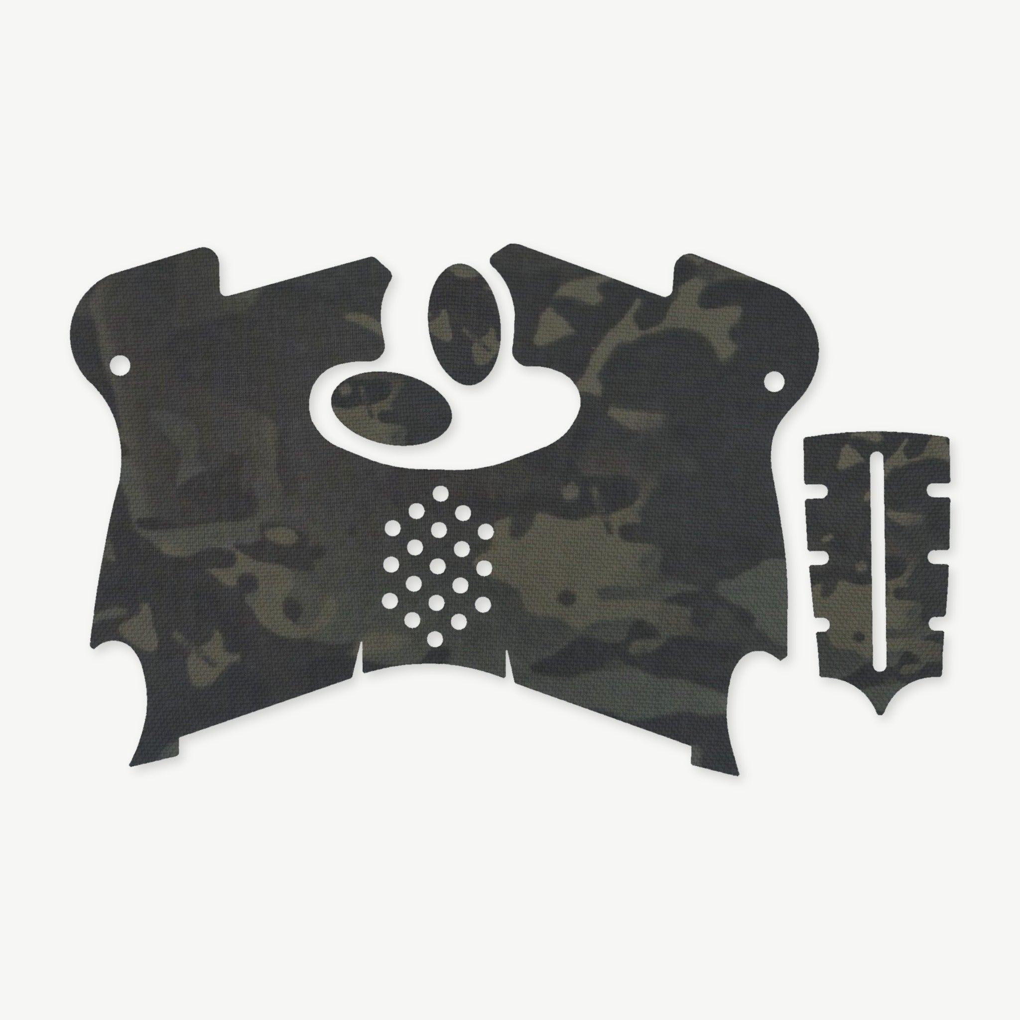 Grip Kit for Canik TP9 Elite SC - die-cut Cordura 1000D kit pieces in MultiCam Black - Combat Textiles
