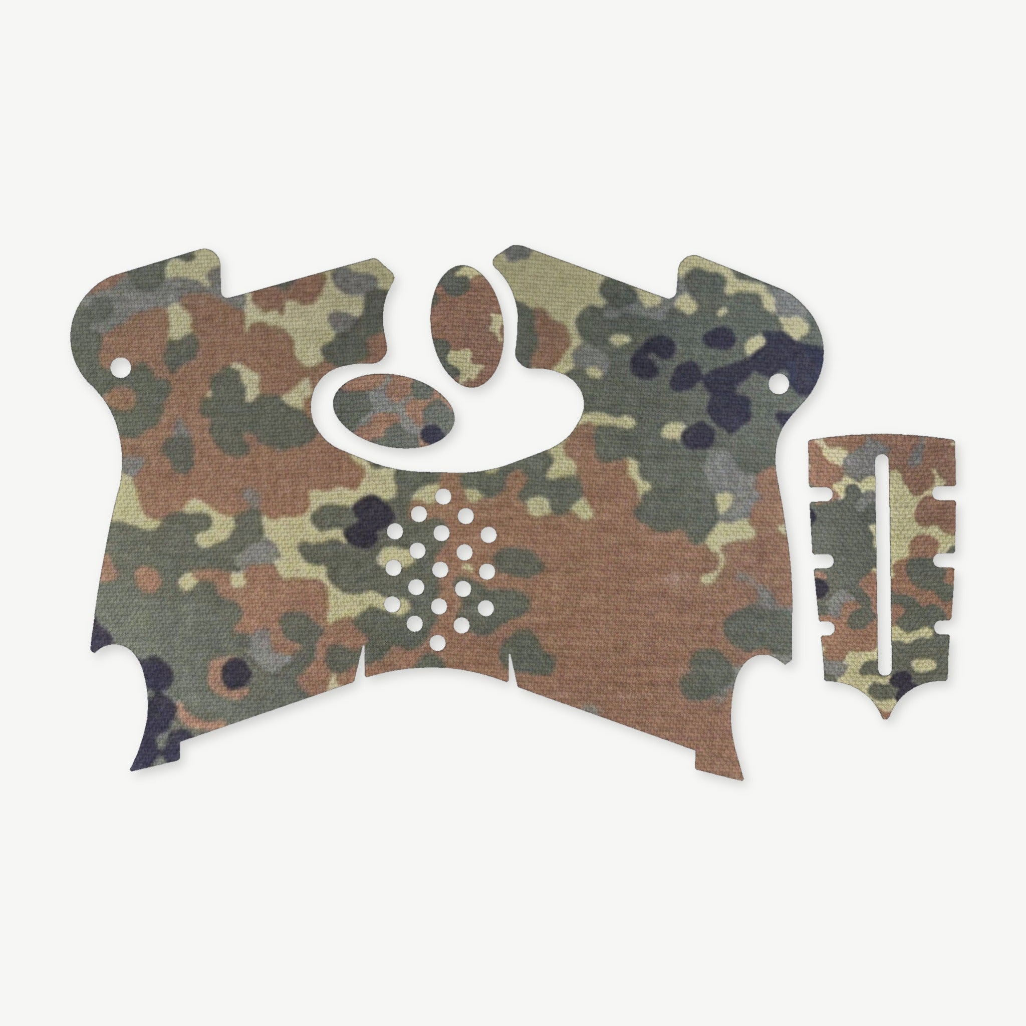 Grip Kit for Canik TP9 Elite SC - die-cut Cordura 1000D kit pieces in Flecktarn - Combat Textiles