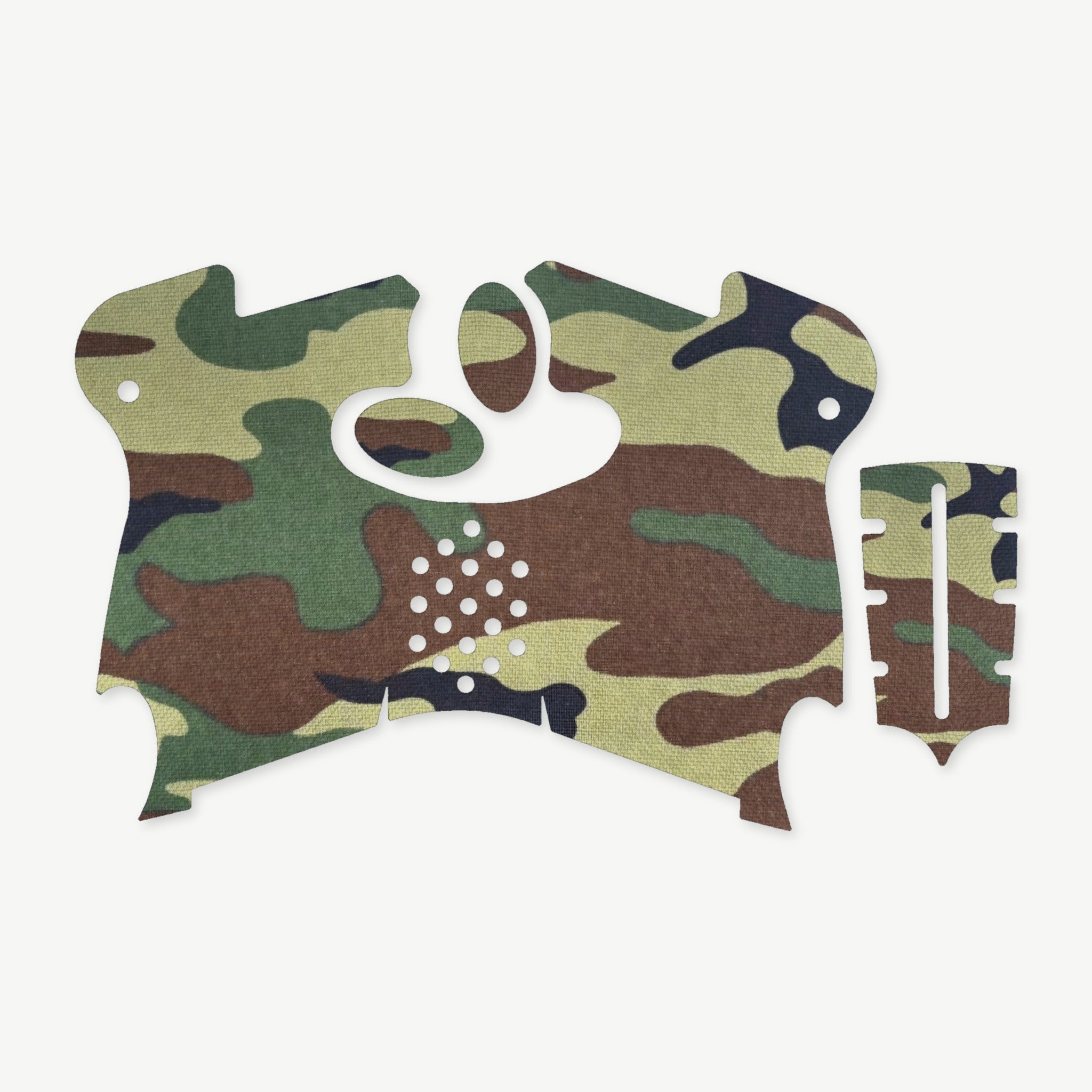 Grip Kit for Canik TP9 Elite SC - die-cut Cordura 1000D kit pieces in M81 Woodland - Combat Textiles