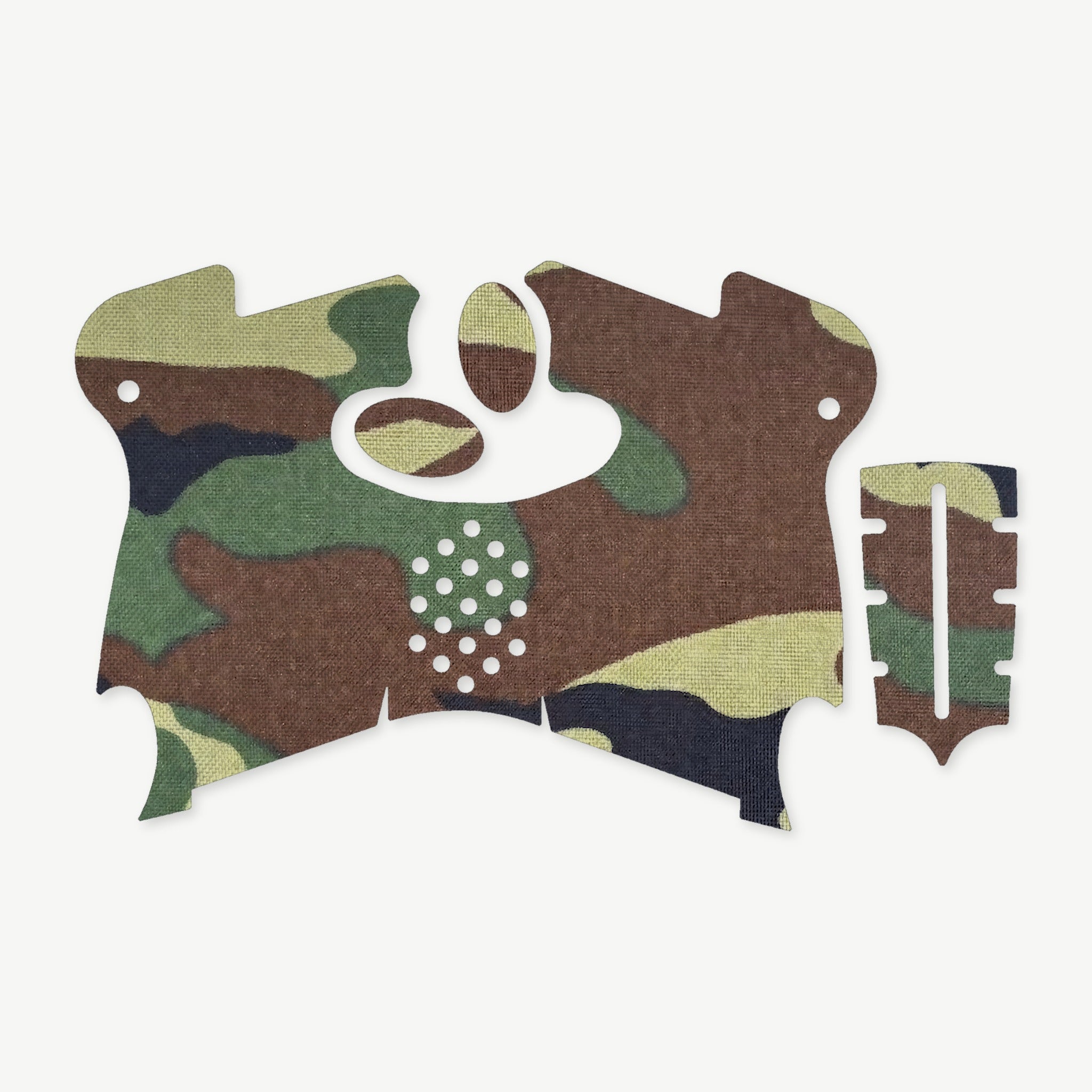 Grip Kit for Canik TP9 Elite SC - die-cut Cordura 1000D kit pieces in M81 Woodland - Combat Textiles