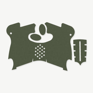 Grip Kit for Canik TP9 Elite SC - die-cut Cordura 1000D kit pieces in Ranger Green - Combat Textiles