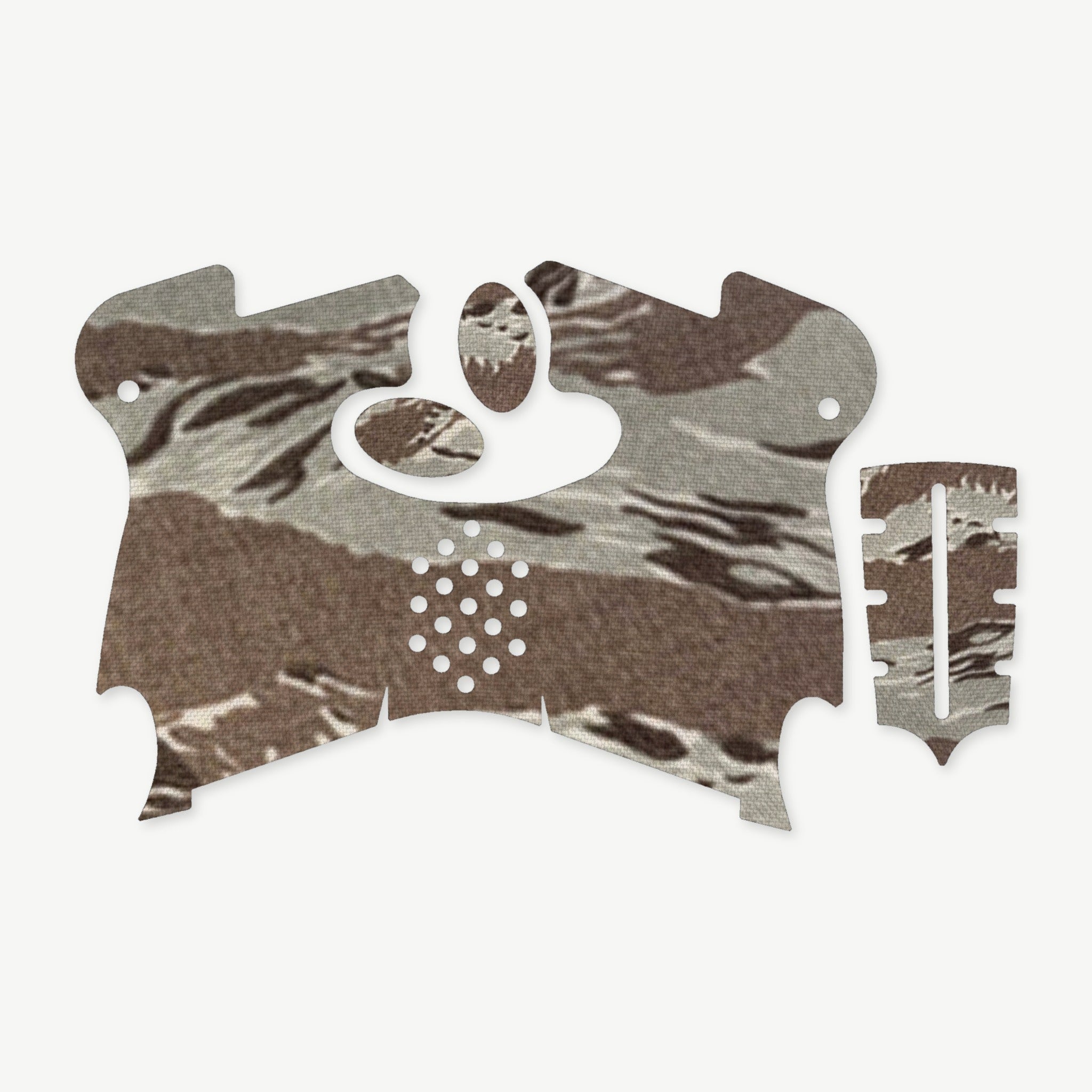 Grip Kit for Canik TP9 Elite SC - die-cut Cordura 1000D kit pieces in Tiger Stripe (ABU) - Combat Textiles