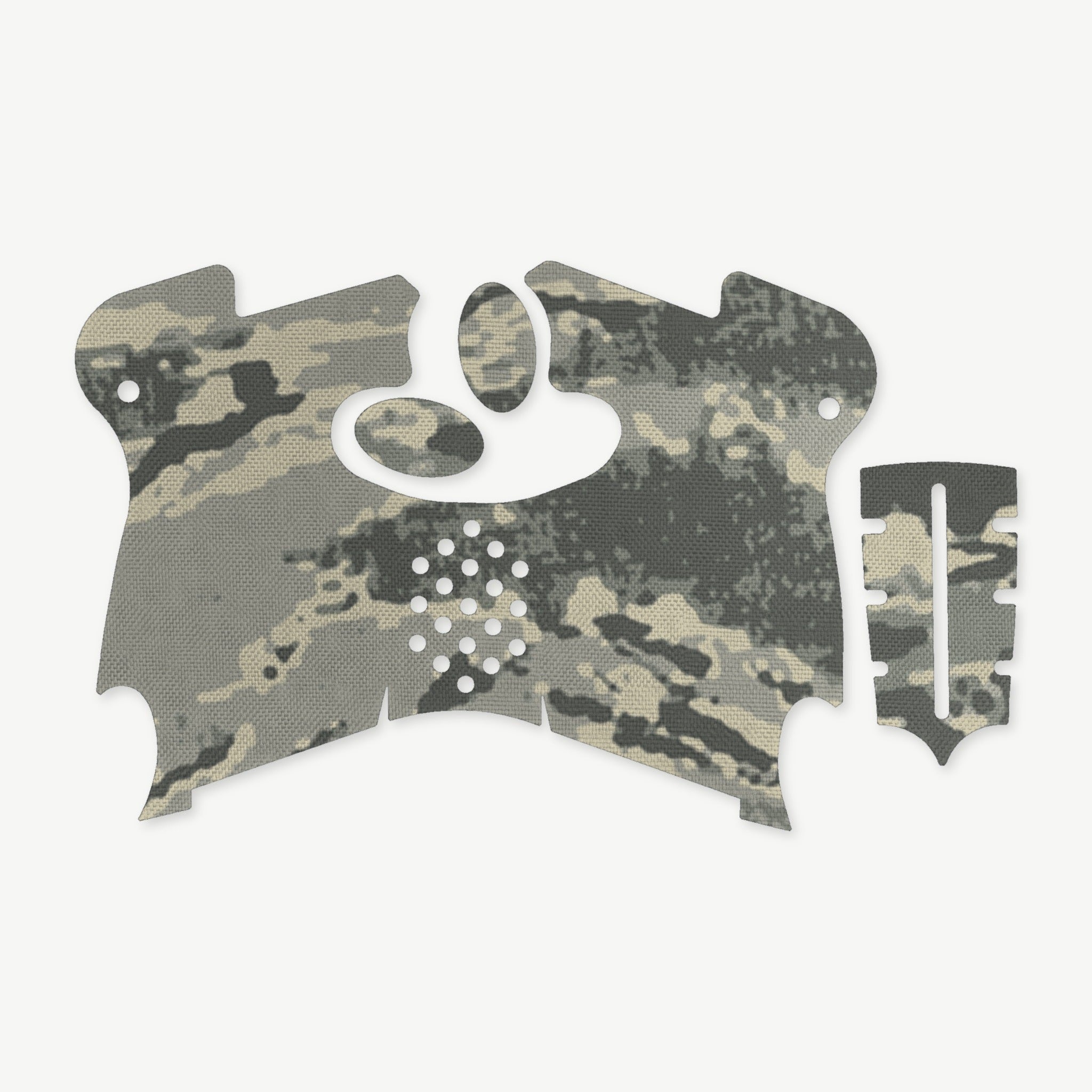 Grip Kit for Canik TP9 Elite SC - die-cut Cordura 1000D kit pieces in Tiger Stripe (ABU) - Combat Textiles