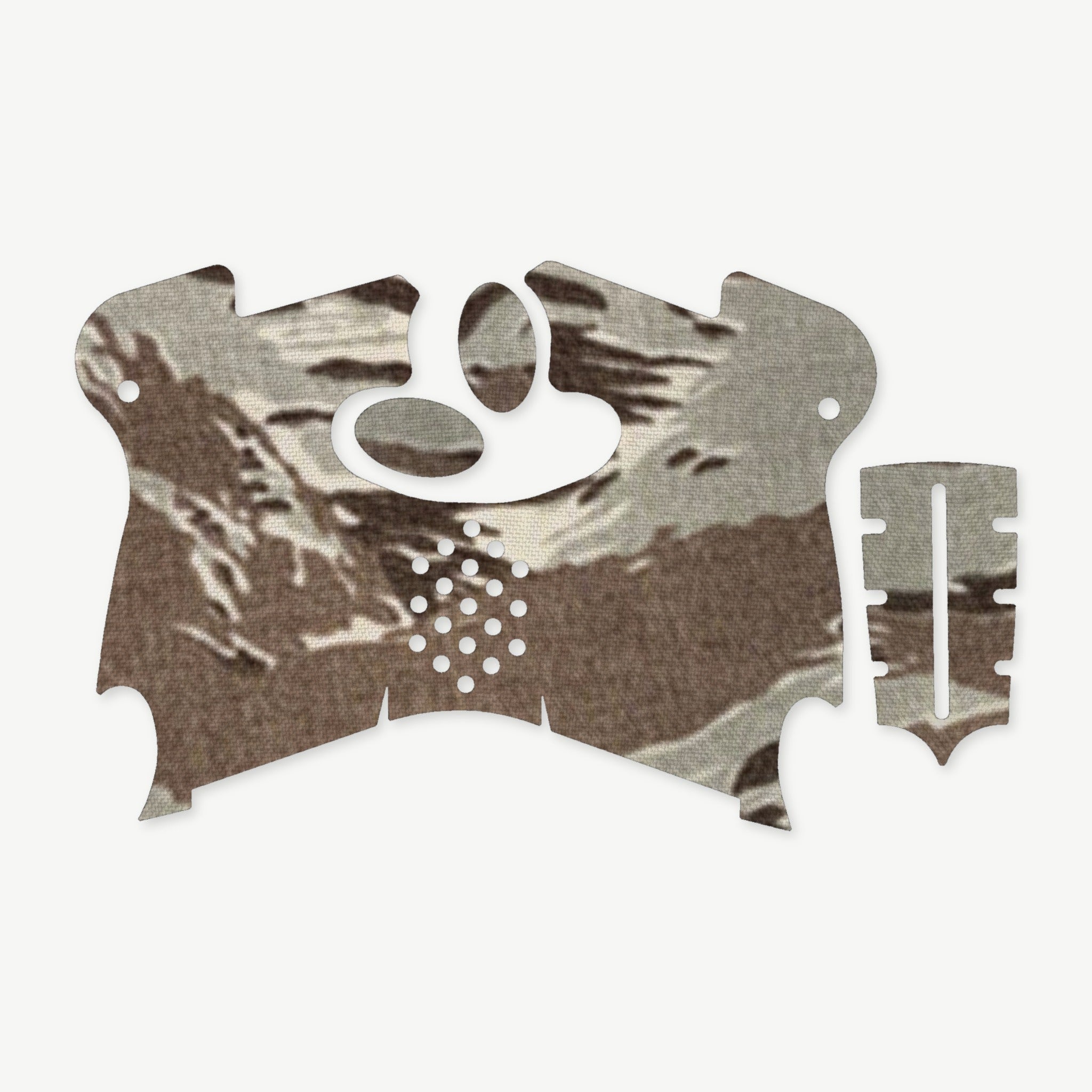 Grip Kit for Canik TP9 Elite SC - die-cut Cordura 1000D kit pieces in Tiger Stripe (ABU) - Combat Textiles