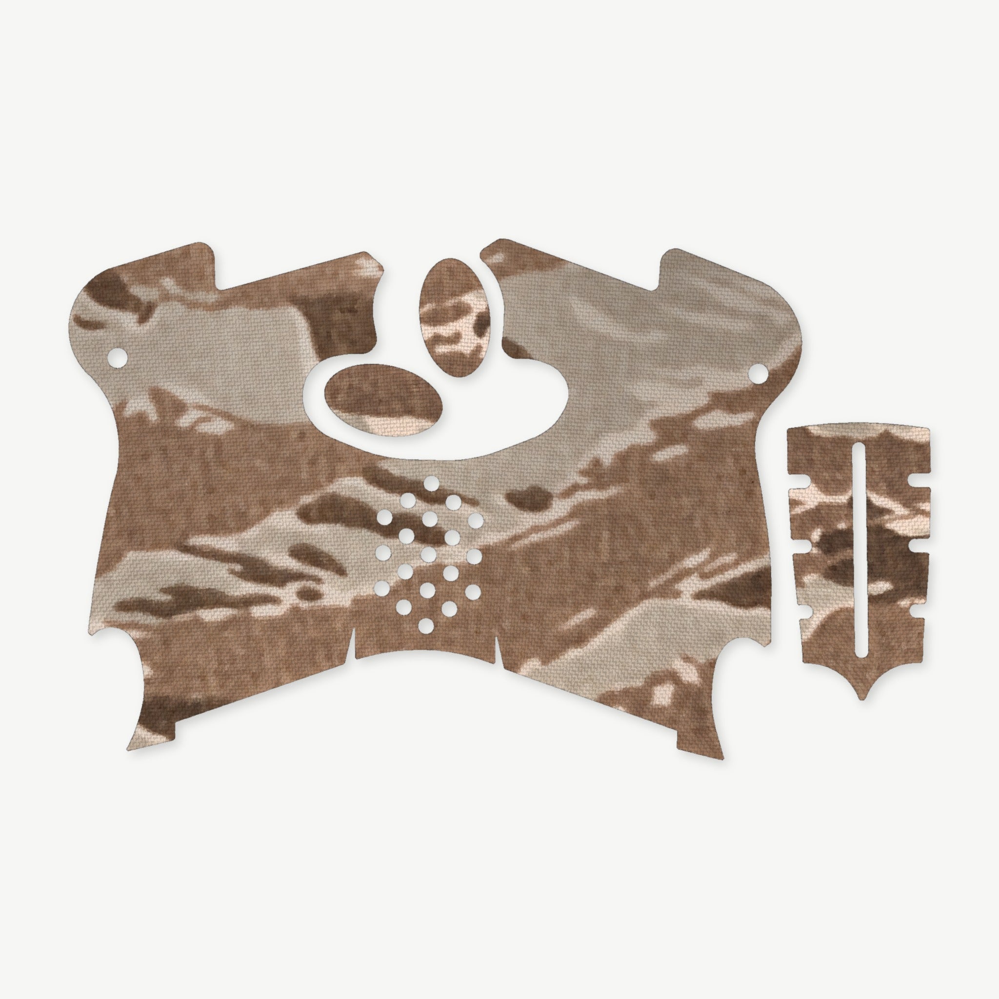 Grip Kit for Canik TP9 Elite SC - die-cut Cordura 1000D kit pieces in Tiger Stripe (Desert) - Combat Textiles