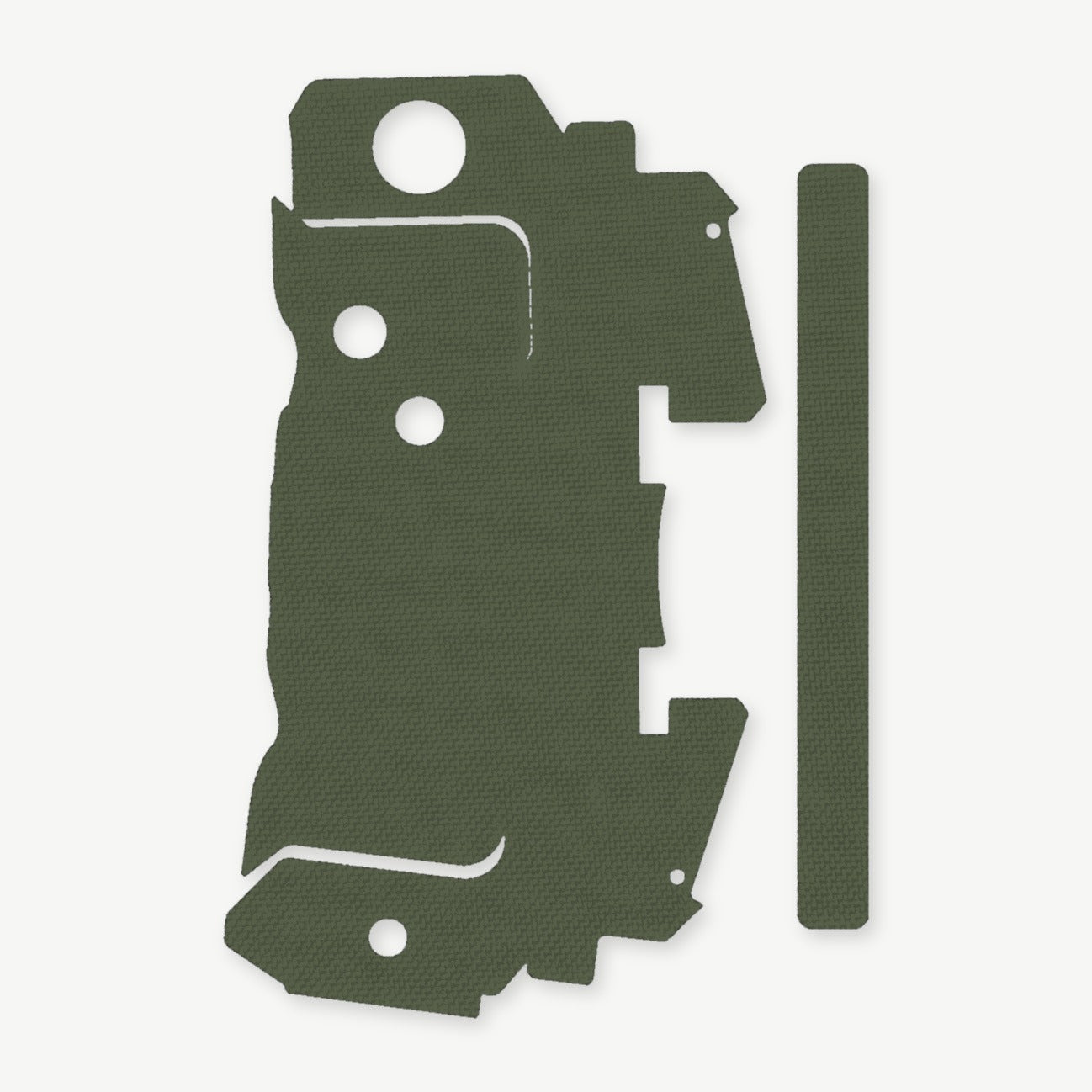 Light Wrap Kit for Streamlight TLR-8A - die-cut Cordura 1000D kit pieces in Ranger Green - Combat Textiles
