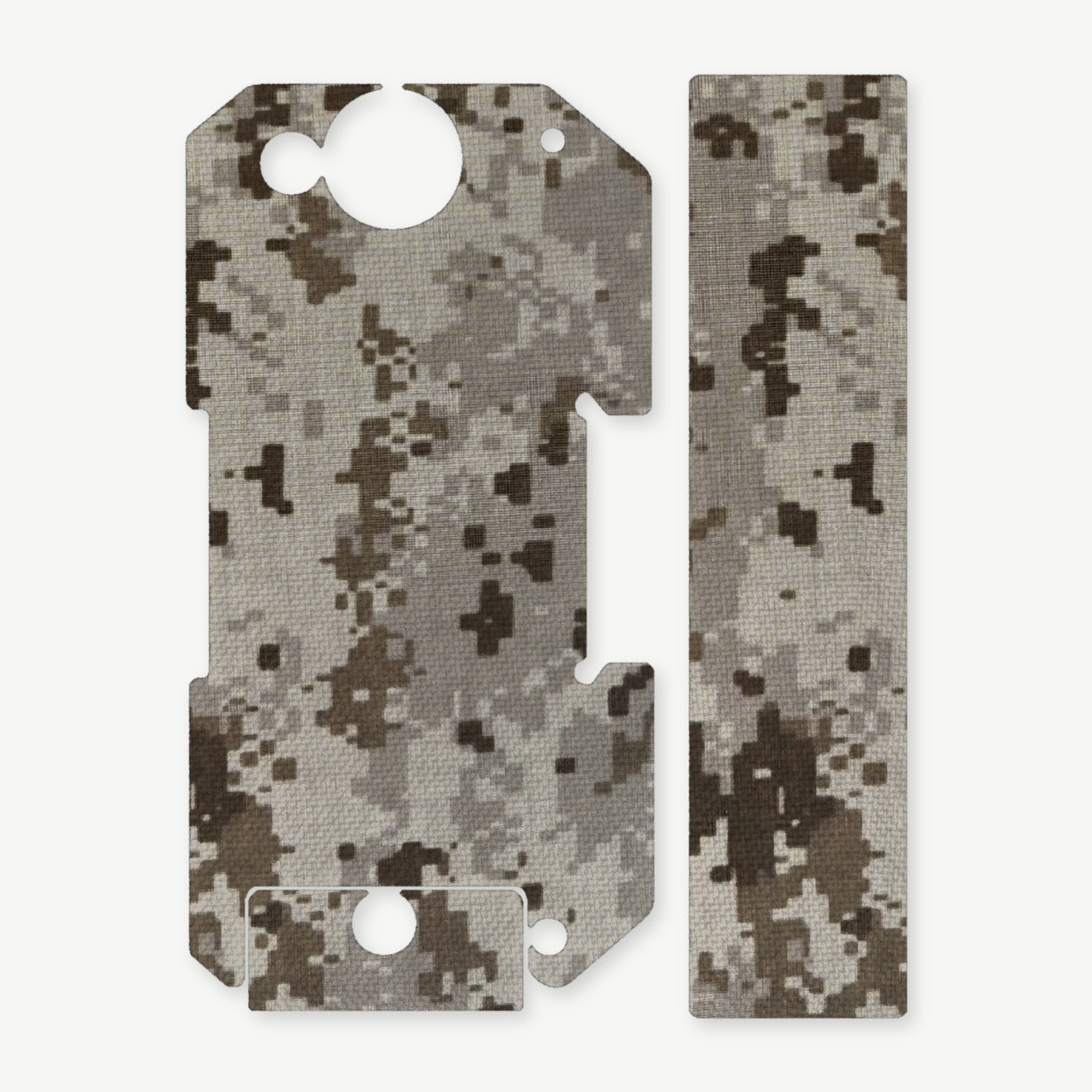 Light Wrap Kit for BRAUN Tactical Rail Mount - die-cut Cordura 1000D kit pieces in ACU (Desert) - Combat Textiles