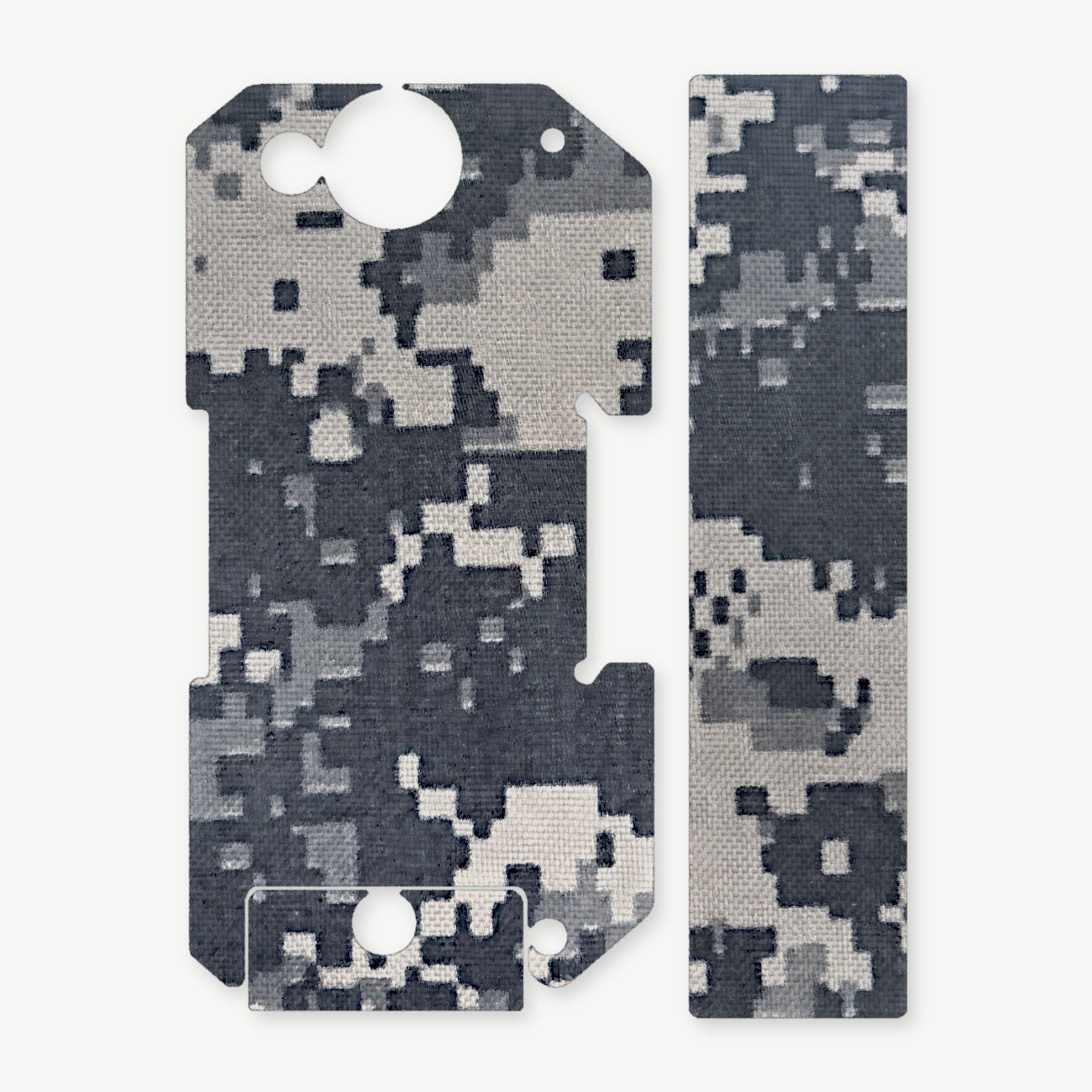 Light Wrap Kit for BRAUN Tactical Rail Mount - die-cut Cordura 1000D kit pieces in ACU - Combat Textiles