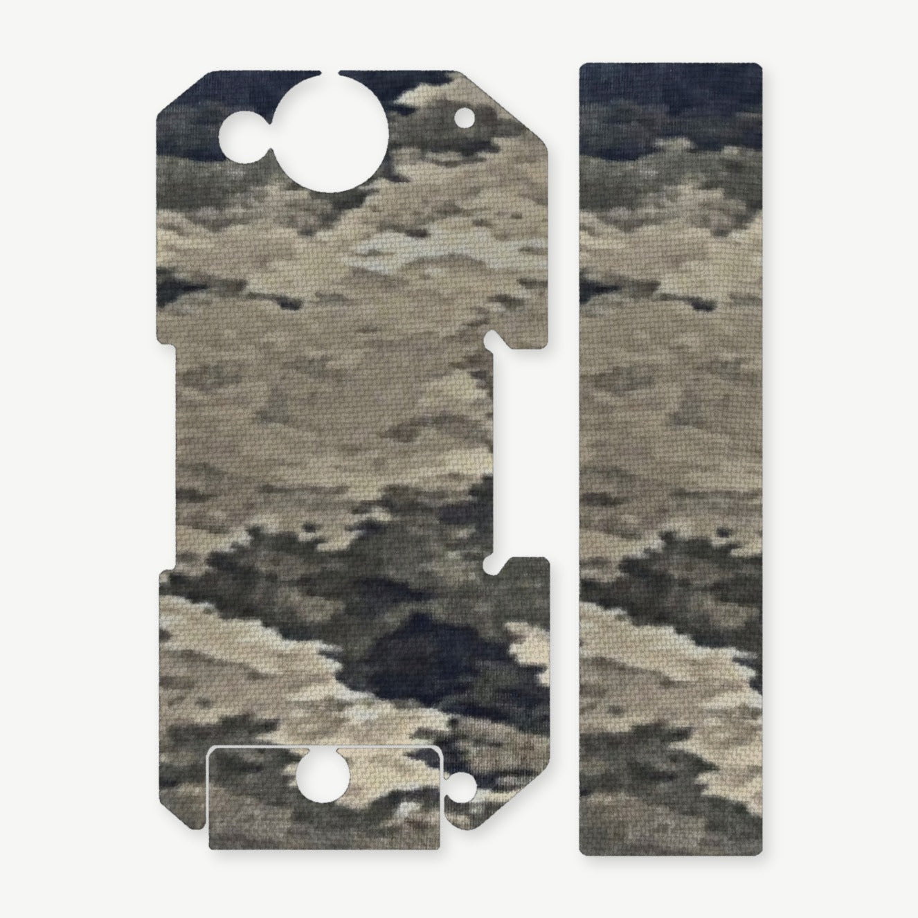 Light Wrap Kit for BRAUN Tactical Rail Mount - die-cut Cordura 1000D kit pieces in A-TACS iX - Combat Textiles