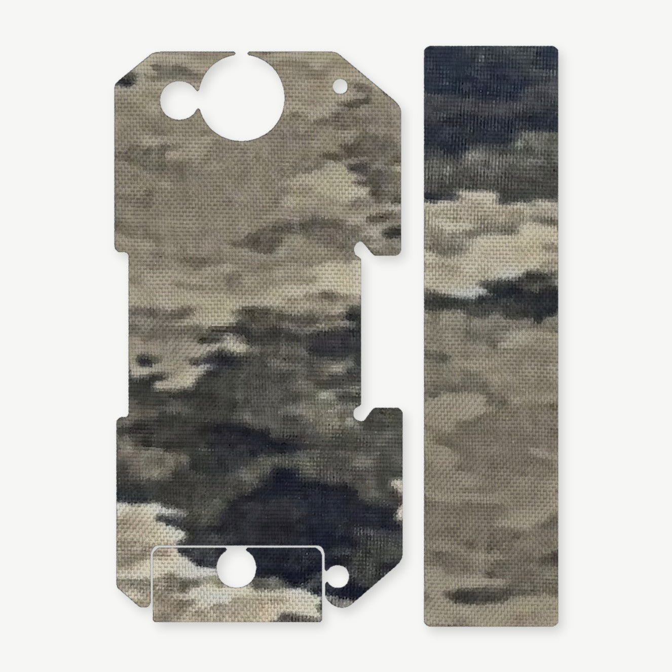 Light Wrap Kit for BRAUN Tactical Rail Mount - die-cut Cordura 1000D kit pieces in A-TACS iX - Combat Textiles