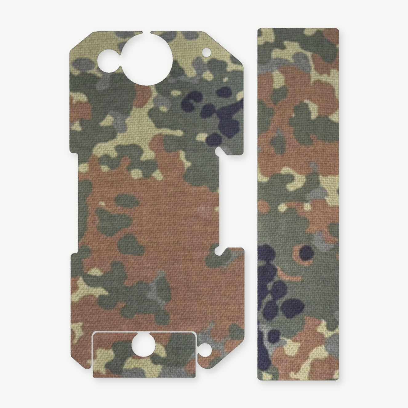 Light Wrap Kit for BRAUN Tactical Rail Mount - die-cut Cordura 1000D kit pieces in Flecktarn - Combat Textiles