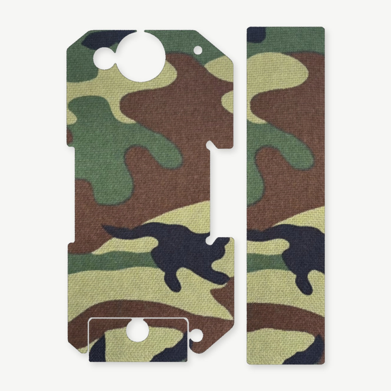 Light Wrap Kit for BRAUN Tactical Rail Mount - die-cut Cordura 1000D kit pieces in M81 Woodland - Combat Textiles