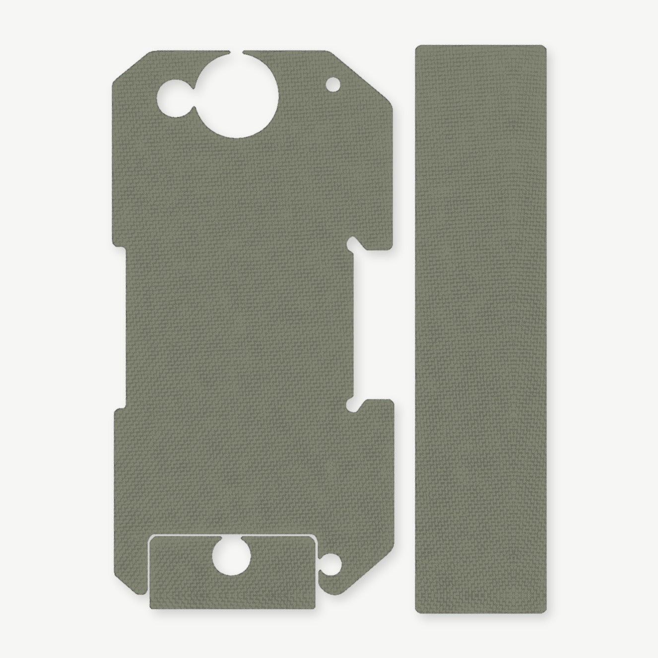 Light Wrap Kit for BRAUN Tactical Rail Mount - die-cut Cordura 1000D kit pieces in OD Green - Combat Textiles