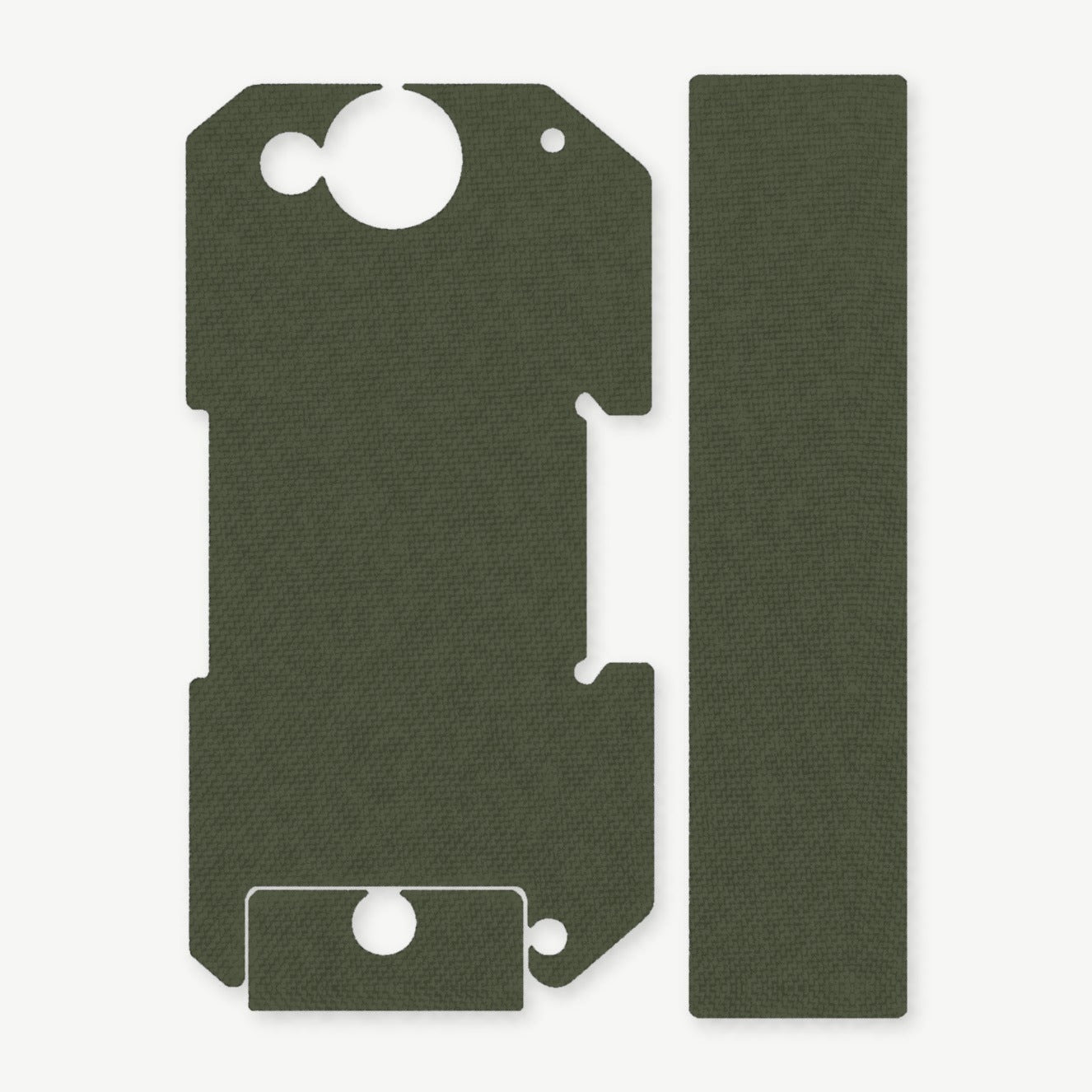 Light Wrap Kit for BRAUN Tactical Rail Mount - die-cut Cordura 1000D kit pieces in OD Green - Combat Textiles