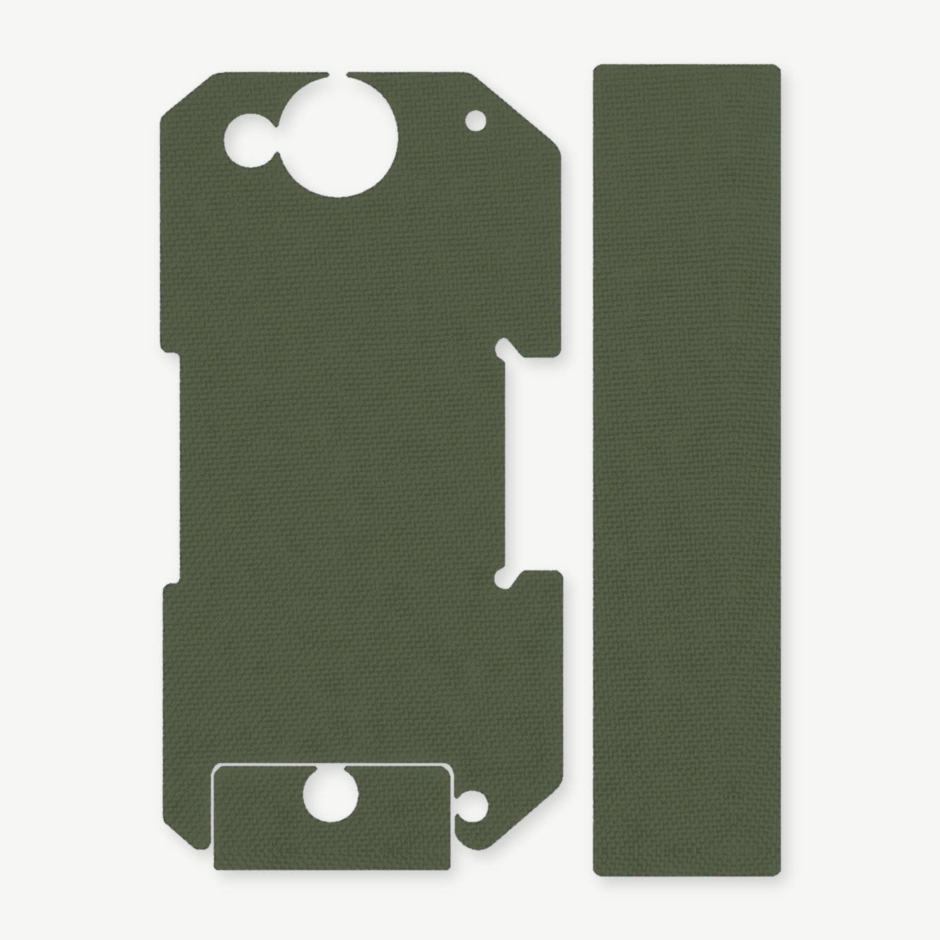 Light Wrap Kit for BRAUN Tactical Rail Mount - die-cut Cordura 1000D kit pieces in Ranger Green - Combat Textiles