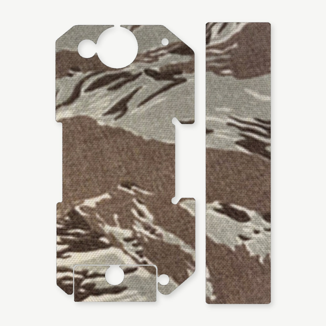 Light Wrap Kit for BRAUN Tactical Rail Mount - die-cut Cordura 1000D kit pieces in Tiger Stripe (ABU) - Combat Textiles
