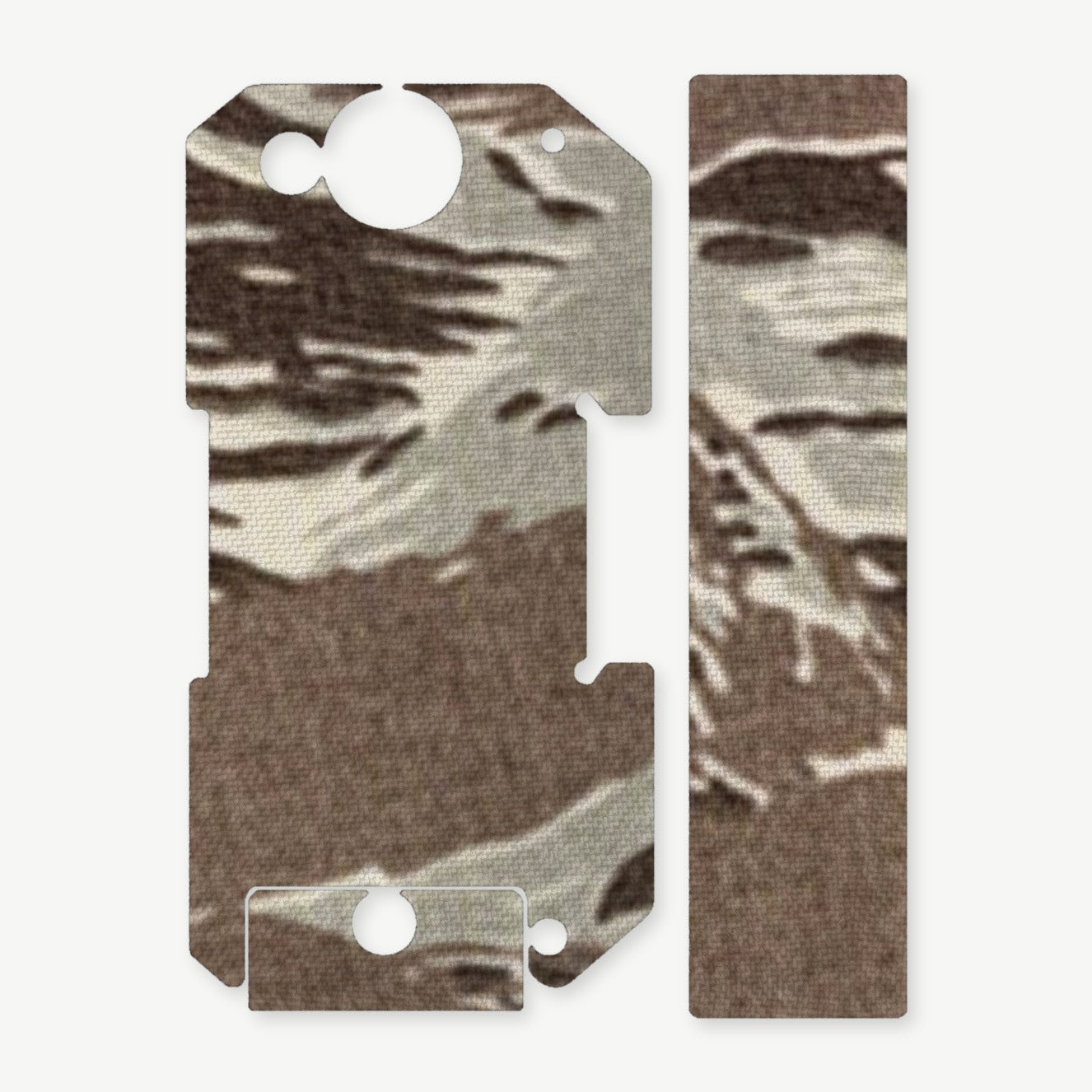 Light Wrap Kit for BRAUN Tactical Rail Mount - die-cut Cordura 1000D kit pieces in Tiger Stripe (ABU) - Combat Textiles
