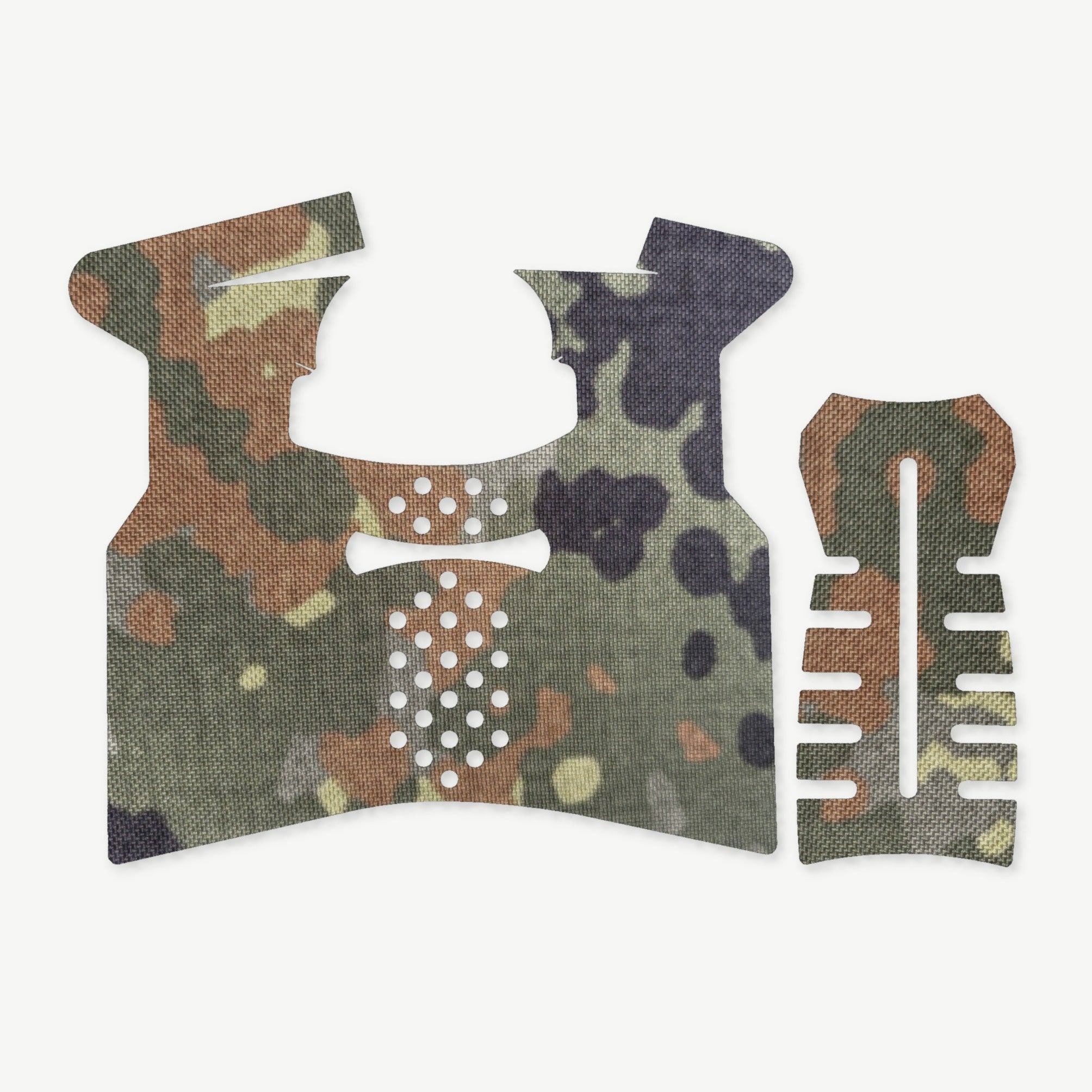 Grip Kit for Taurus GX4 Carry - die-cut Cordura 1000D kit pieces in Flecktarn - Combat Textiles